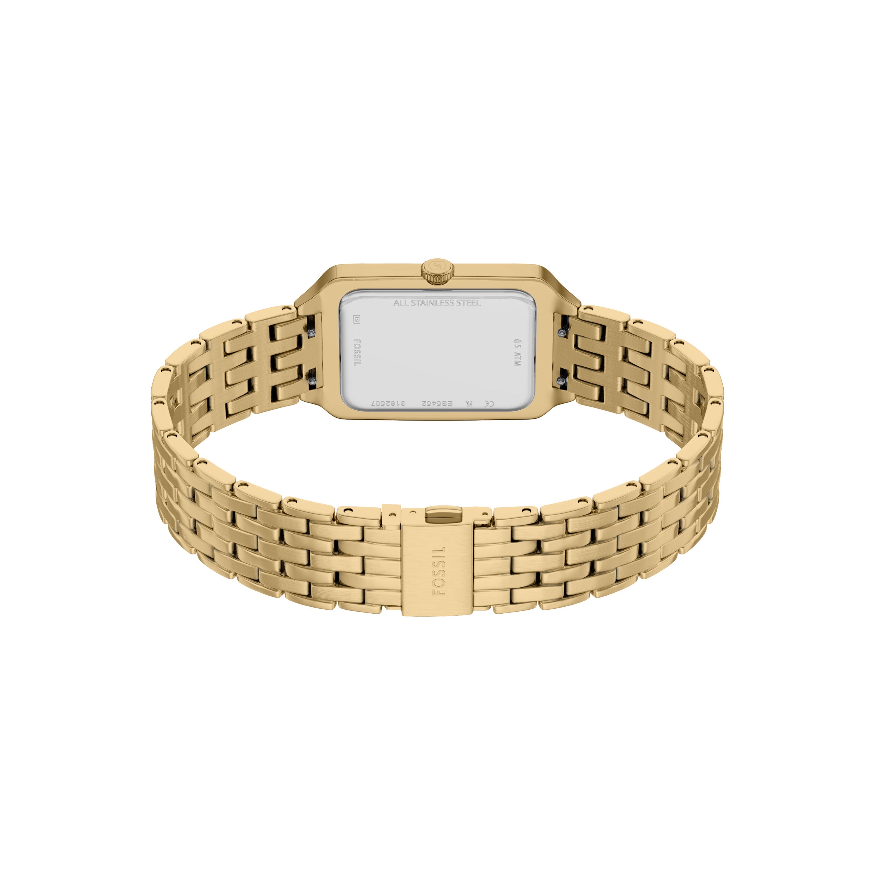 Fossil Raquel Three Hand Gold Stainless Steel Women's Watch | ES5452