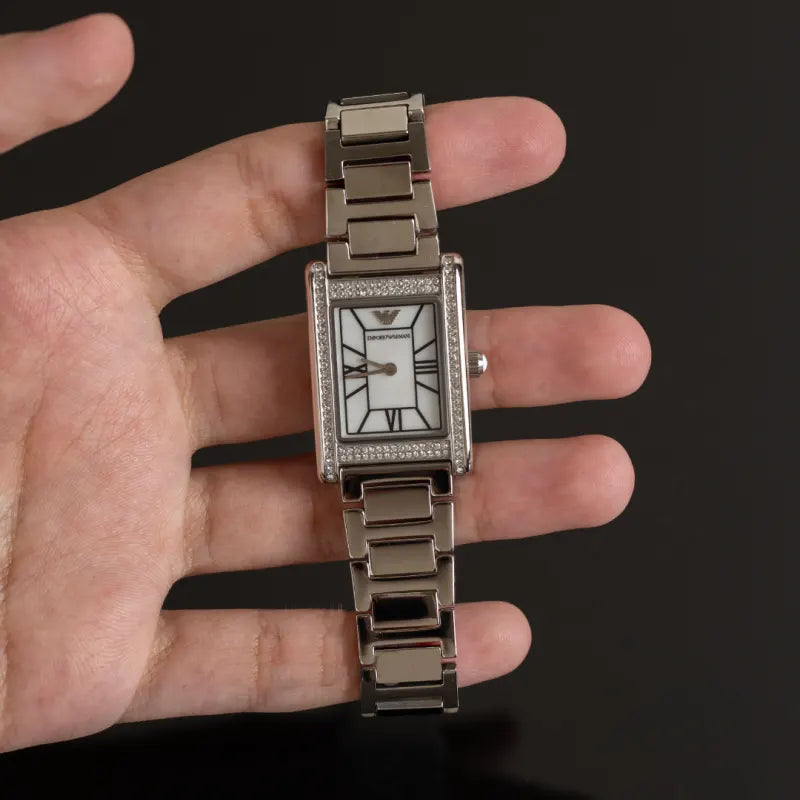 Emporio Armani Genni Silver Dial Fashion Women's Watch | AR11625