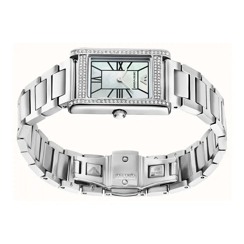 Emporio Armani Genni Silver Dial Fashion Women's Watch | AR11625