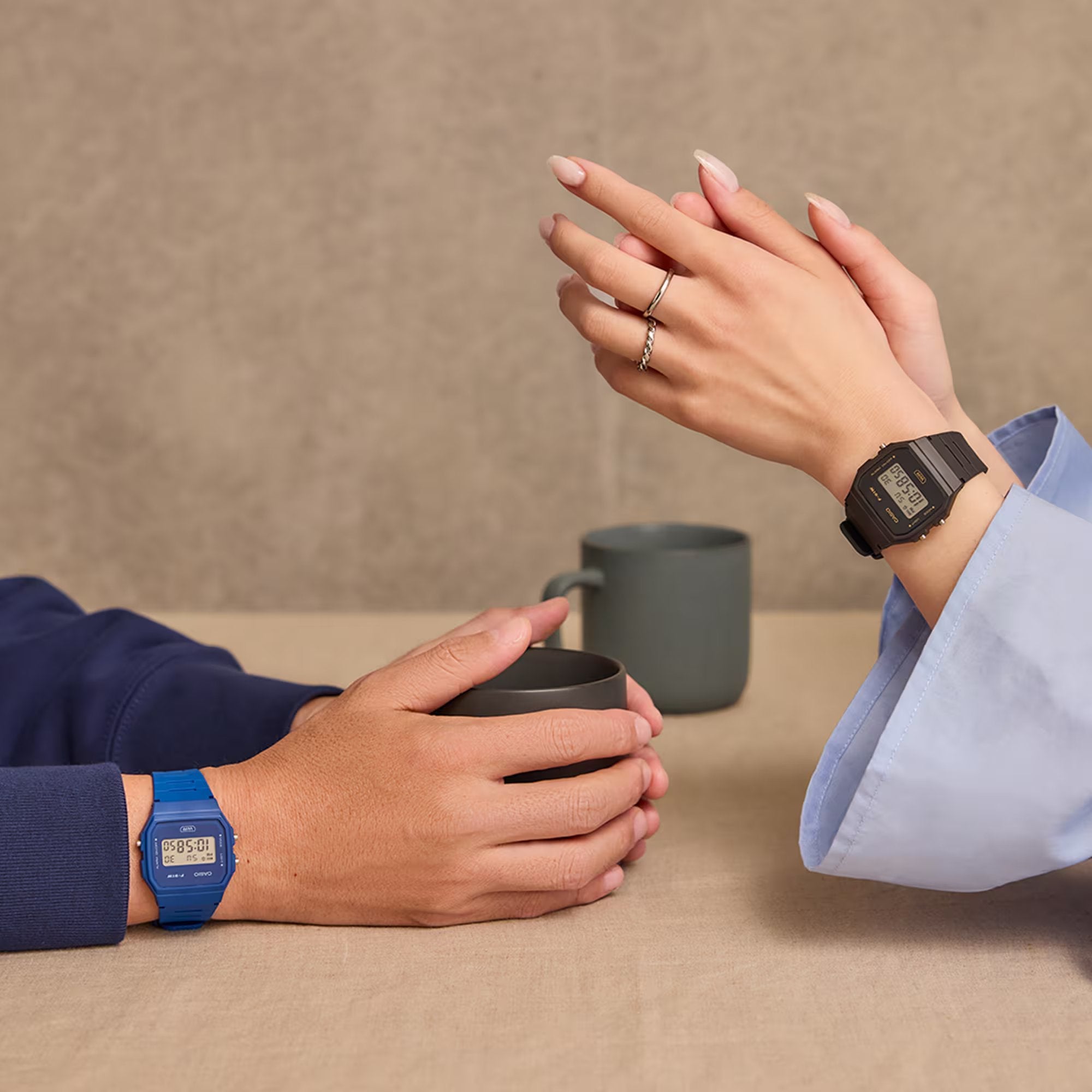 Casio POP Series Unisex Black Digital Youth Watch | F-91WB-8ADF