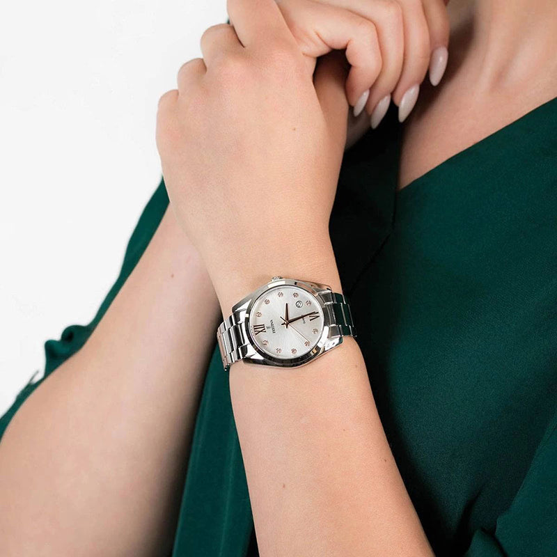 Festina Boyfriend Quartz Grey Silver Stainless Steel Women's Watch | F16790/A