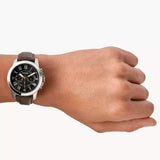 Fossil Grant Chronograph Brown Leather Men's Watch | FS4813IE