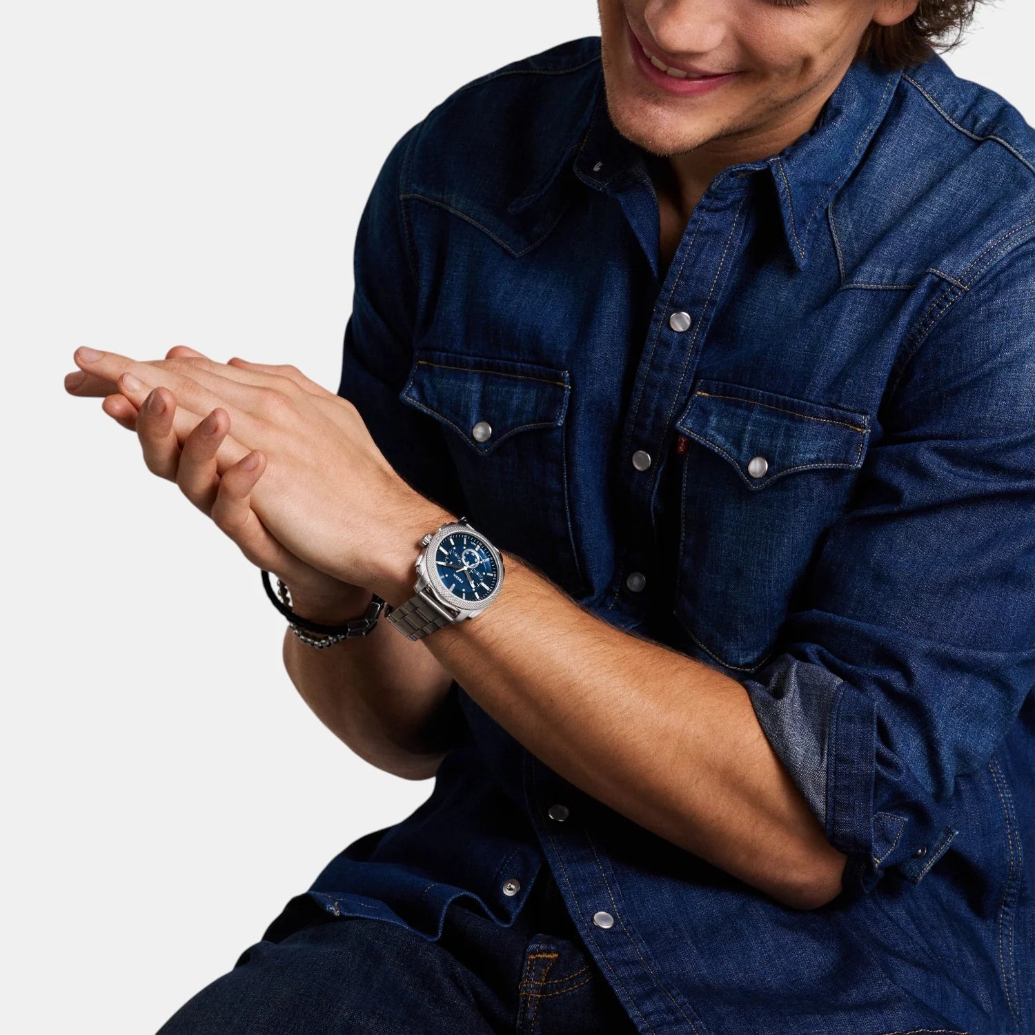 Fossil Machine Blue Chronograph Men's Watch | FS6096