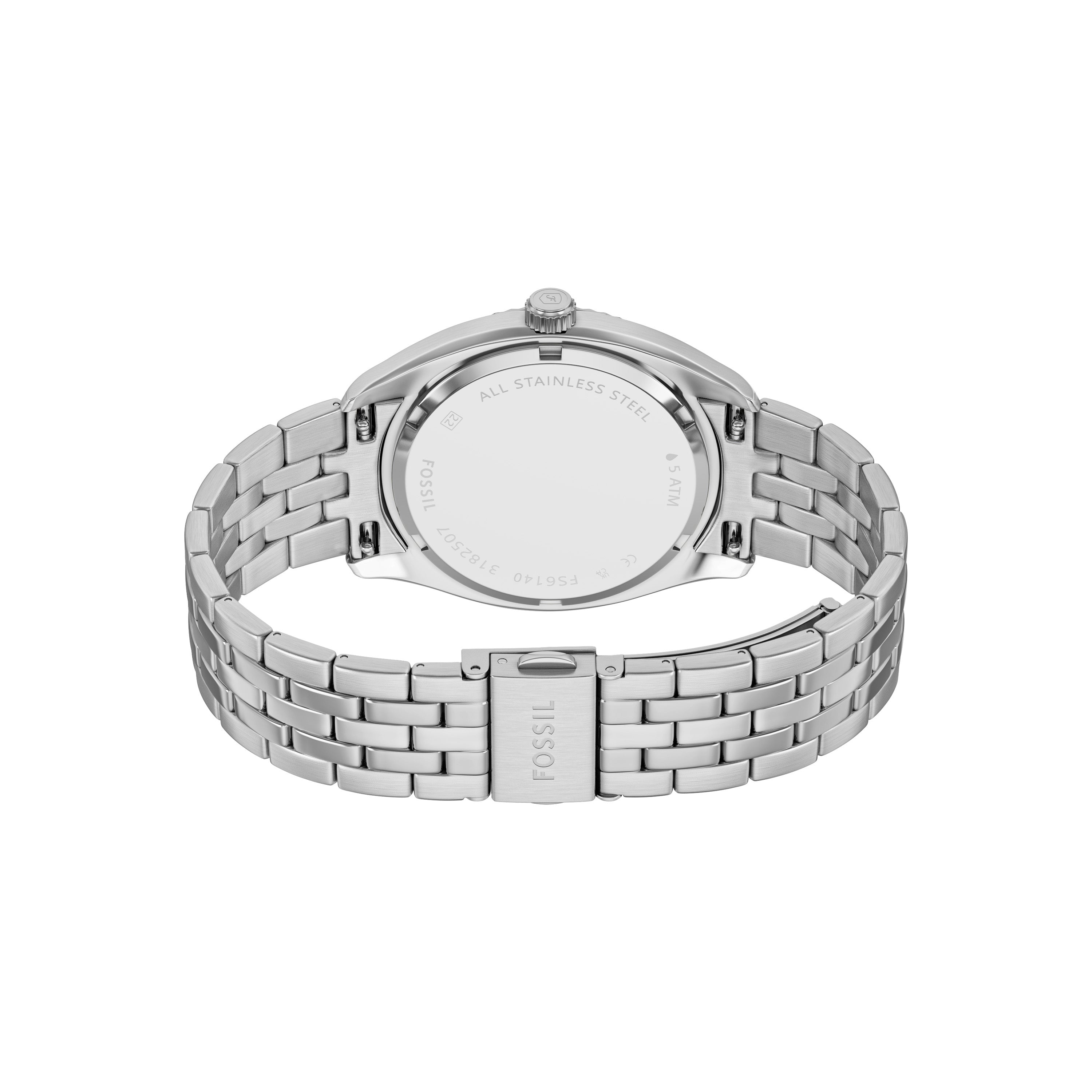 Fossil Campbell Three Hand Stainless Steel Men's Watch | FS6140