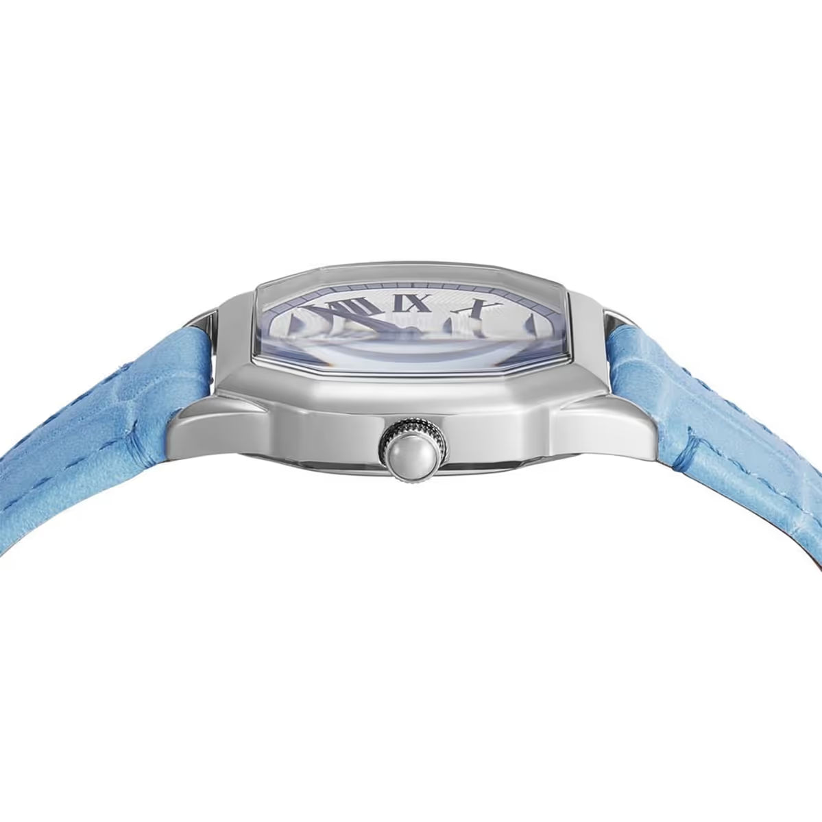 Fossil Harlow Three-Hand Light Blue Leather Women's Watch | ES5405