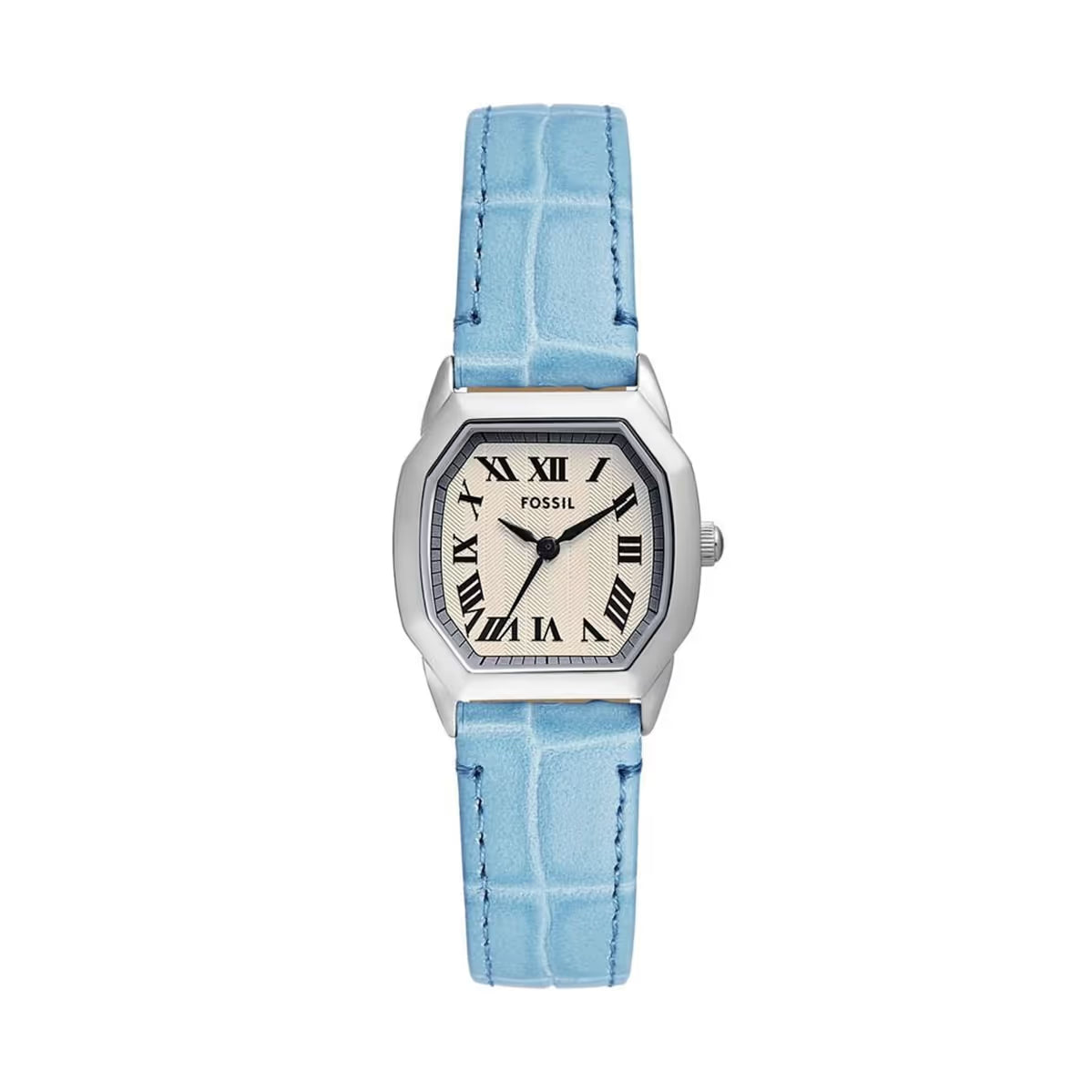 Fossil Harlow Three-Hand Light Blue Leather Women's Watch | ES5405