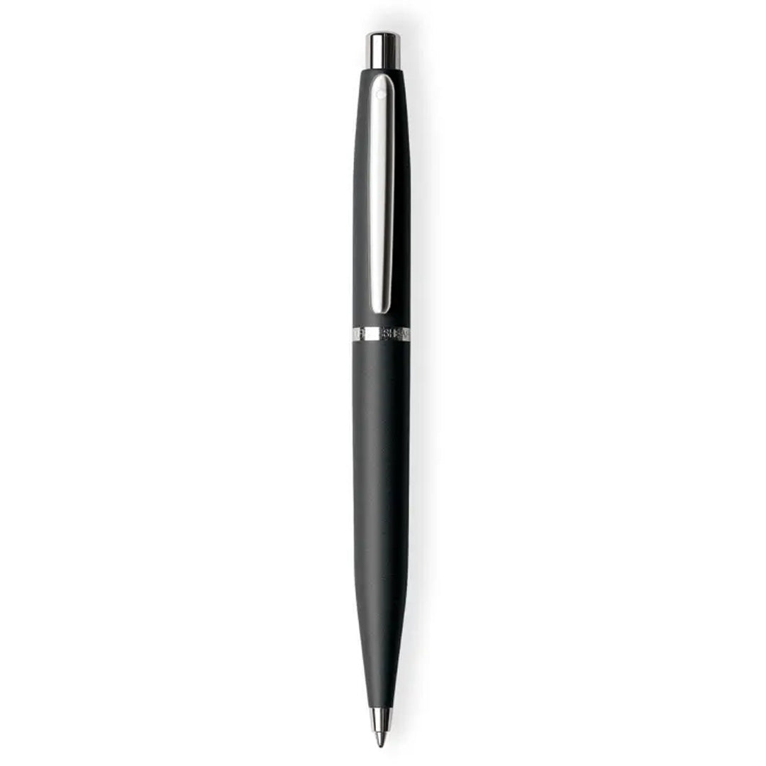 Sheaffer Matte Black VFM Ballpoint Pen with Chrome Trims and Small Notebook Gift Set | G2940551-4