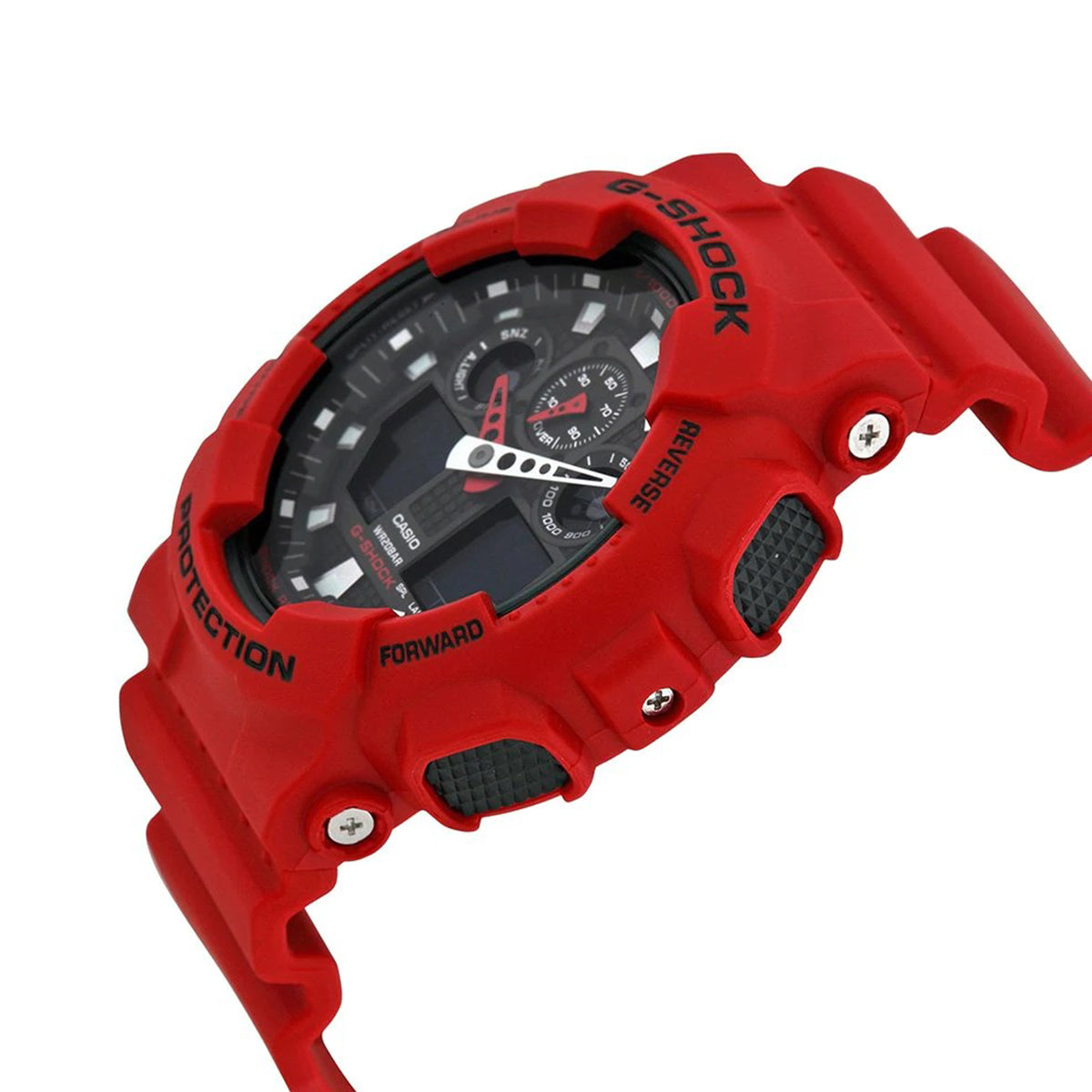 Casio G-Shock Coke Red Digital Analog Men's Watch | GA-100B-4ADR