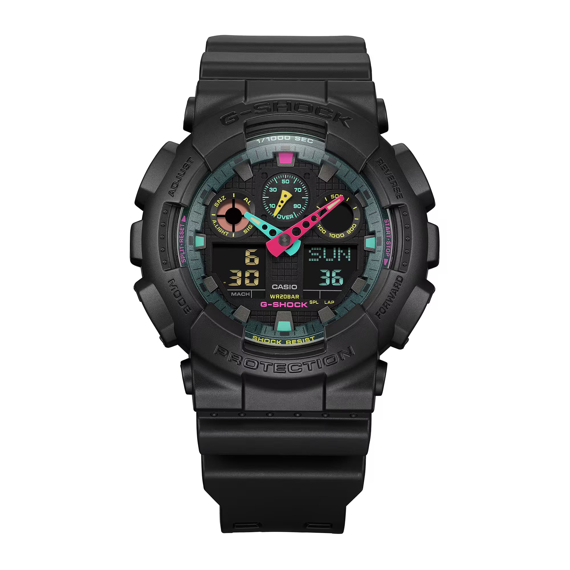 Casio G-Shock Black Dial Unisex Watch | GA-100MF-1ADR