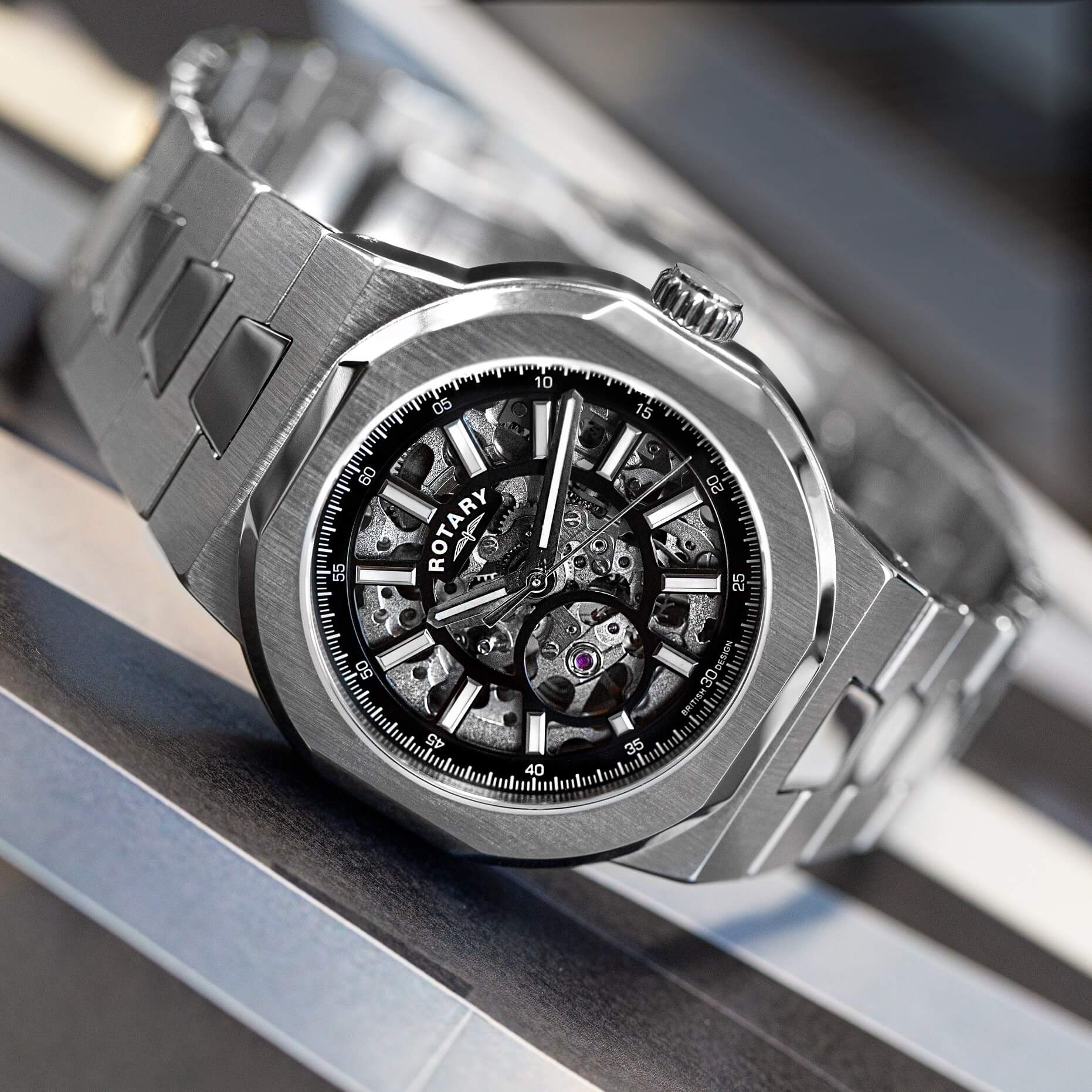 Rotary Skeleton Sport Automatic Watch | GB05415/04