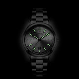 Rotary Oxford Stainless Steel Dial 40mm Calendar Silver Lume Batons Men's Watch | GB05520/06