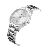 Rotary Oxford Stainless Steel Dial 40mm Calendar Silver Lume Batons Men's Watch | GB05520/06