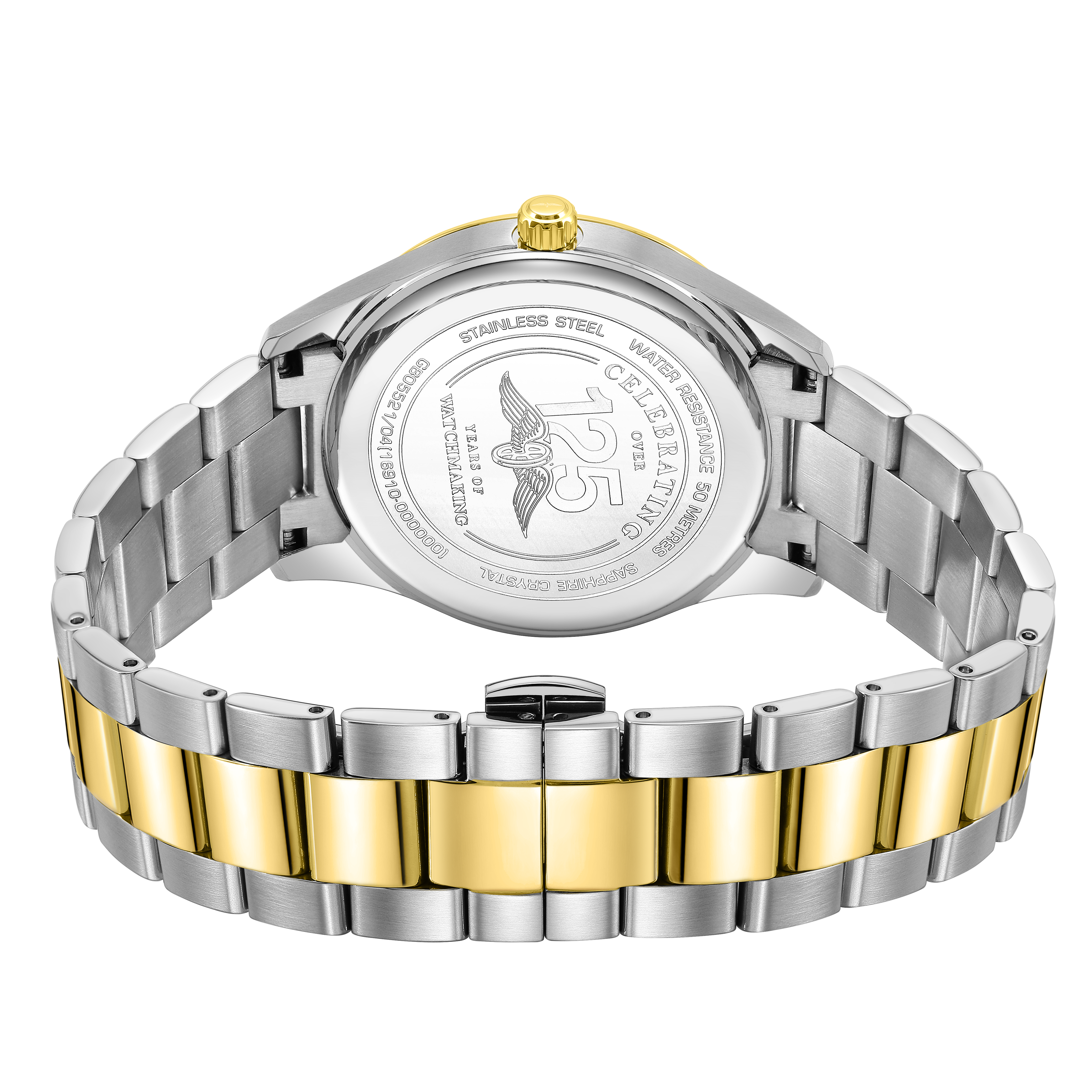 Rotary Men's Heritage Two Tone Steel Watch | GB05521/04