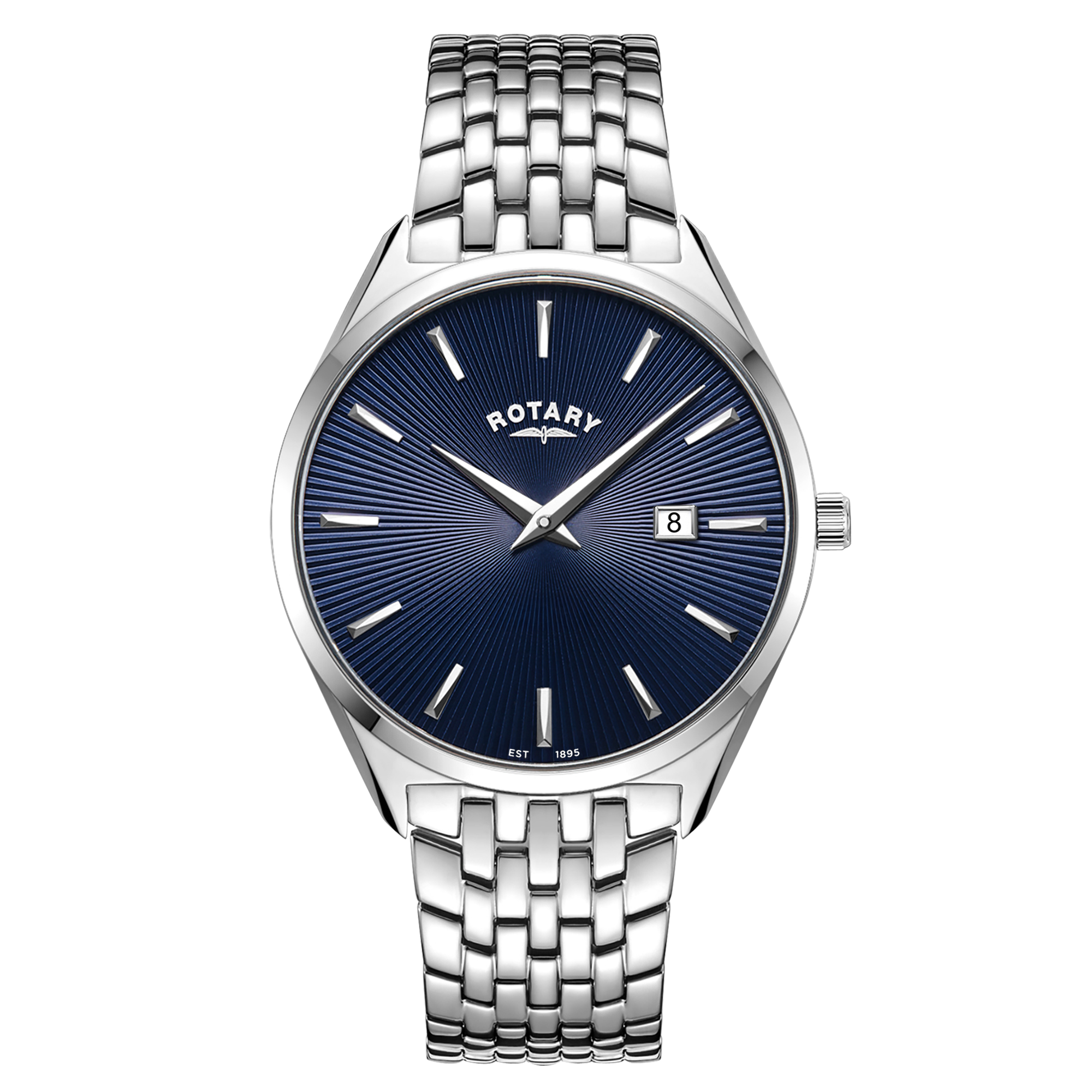 Rotary Men's Ultra Slim Steel Watch | GB08010/05