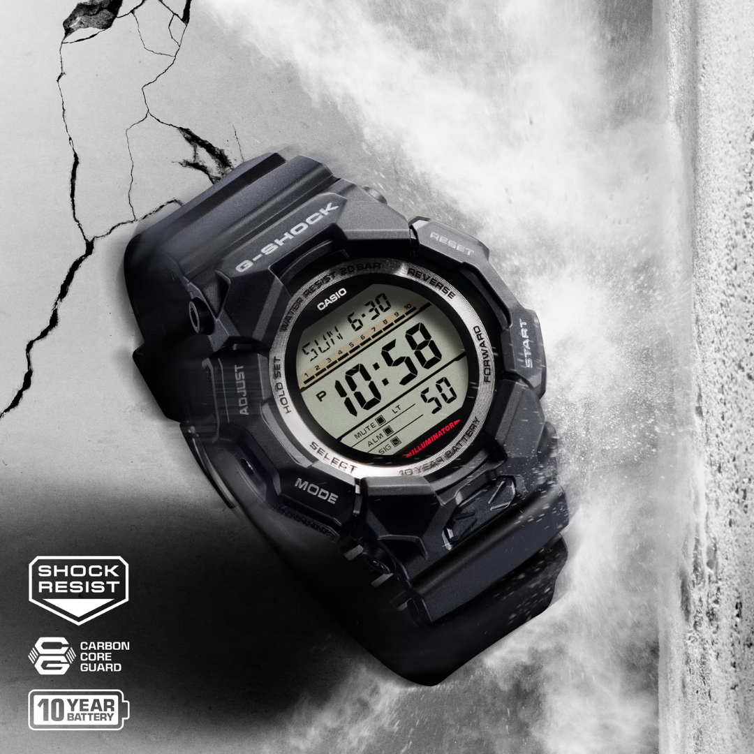 CASIO G-Shock Standard Digital Black Men's Watch | GD-010-1DR