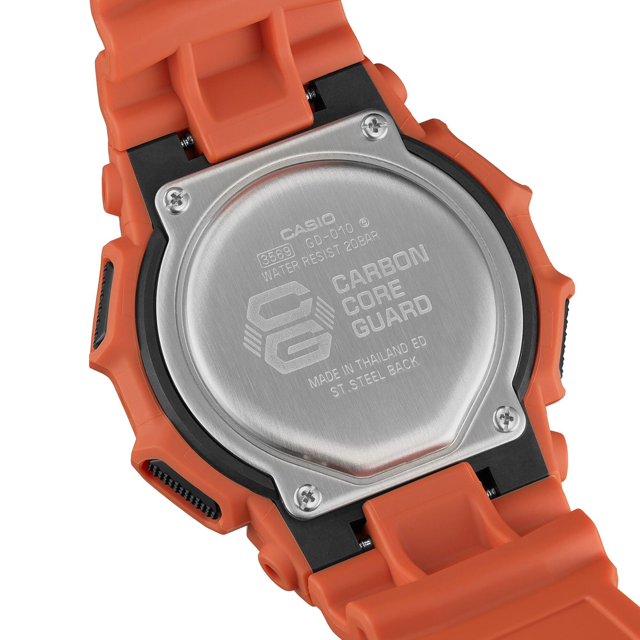 CASIO G-Shock Standard Digital Orange Men's Watch | GD-010-4DR