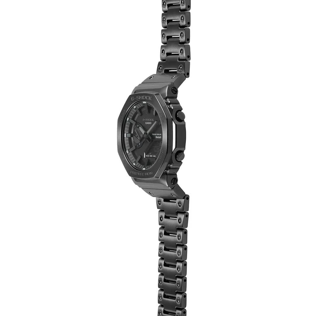 Casio Full Metal G-Shock Black Dial Stainless Steel Men’s Watch | GM-B2100BD-1ADR
