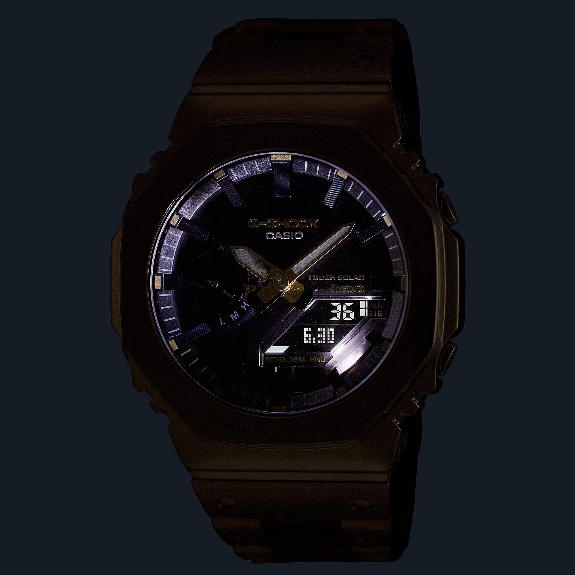 Casio G-Shock Black Dial Gold Stainless Steel Men’s Watch | GM-B2100GD-9ADR