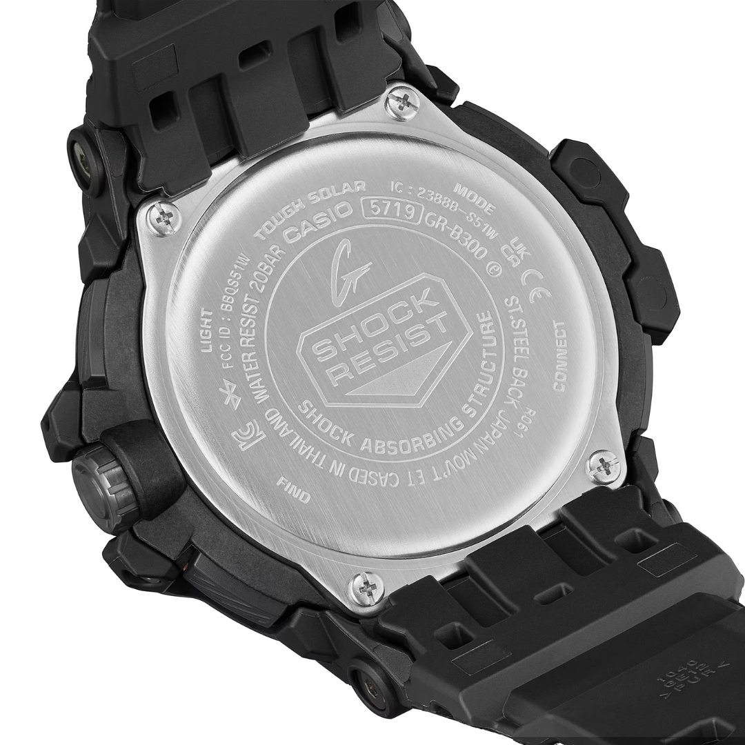 CASIO G-Shock Master of G Analog-Digital Black Men's Watch | GR-B300-1A4DR