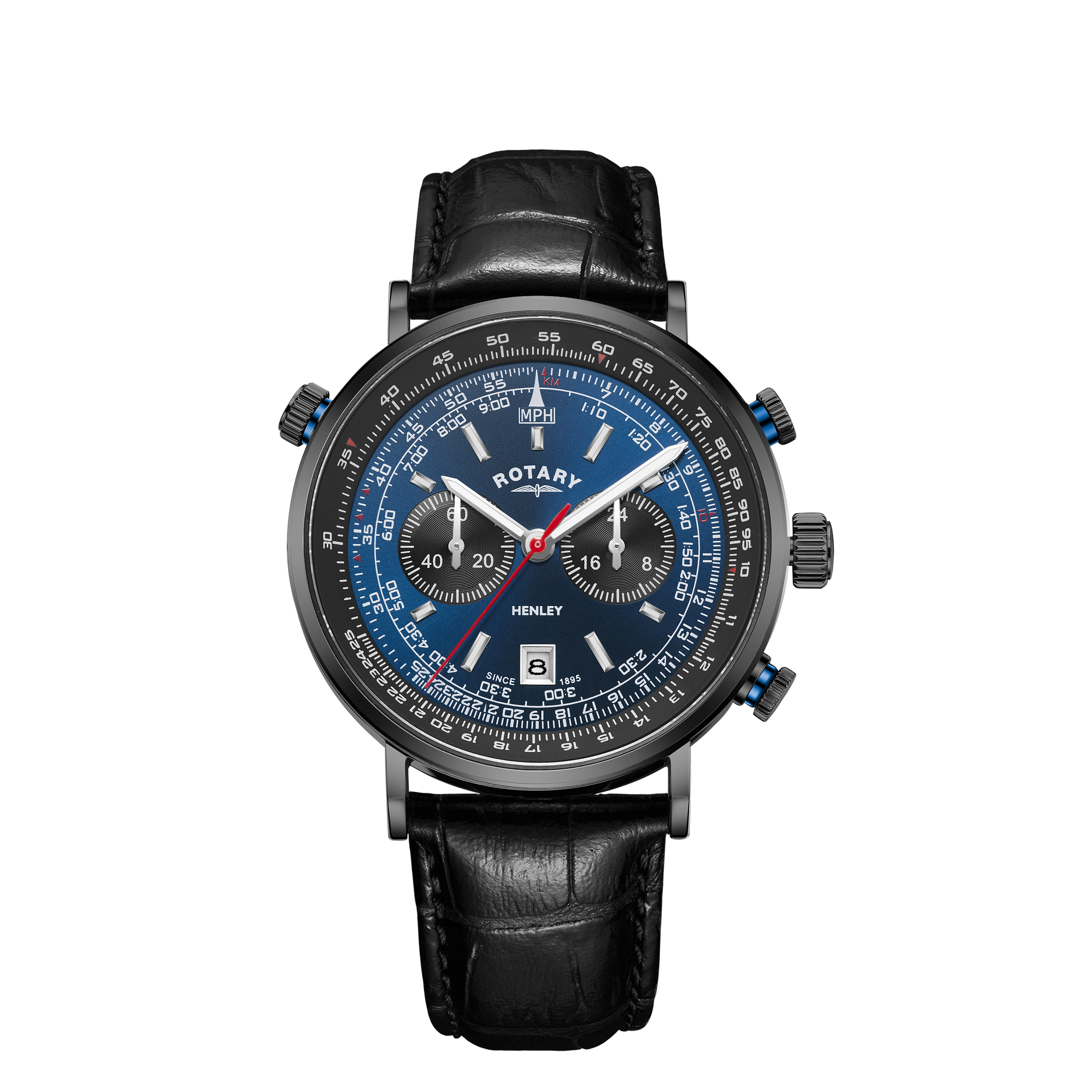 Rotary Men's Henley Pilot Black Edition Watch | GS05238/05