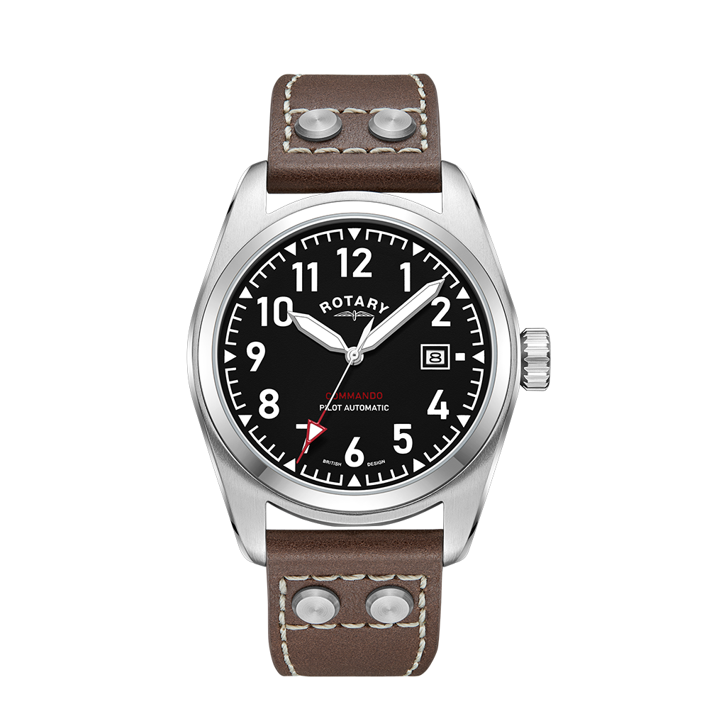 Rotary RW 1895 Pilot Automatic Watch | GS05470/19
