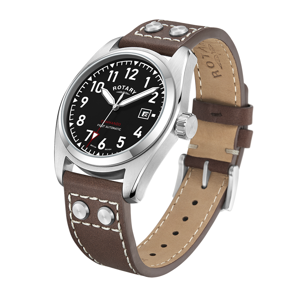 Rotary RW 1895 Pilot Automatic Watch | GS05470/19