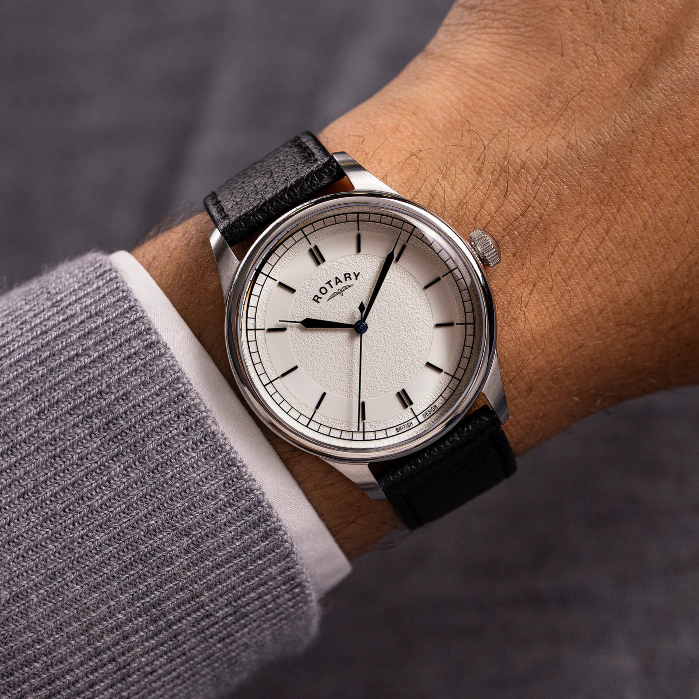 Rotary Heritage Silver Dial Men's Watch | GS05980/06