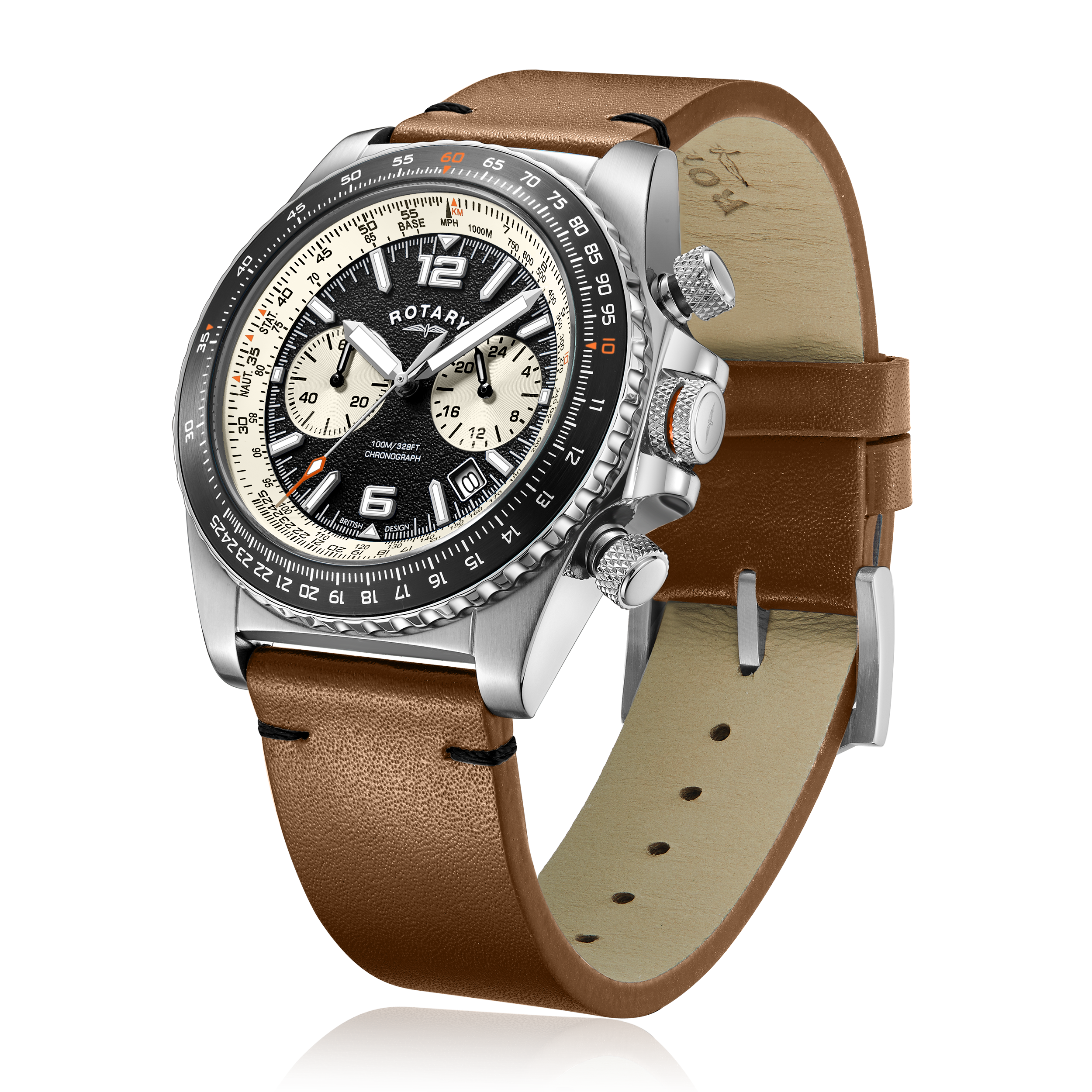 Rotary RW 1895 Aeromaster Pilot Watch | GS05986/04
