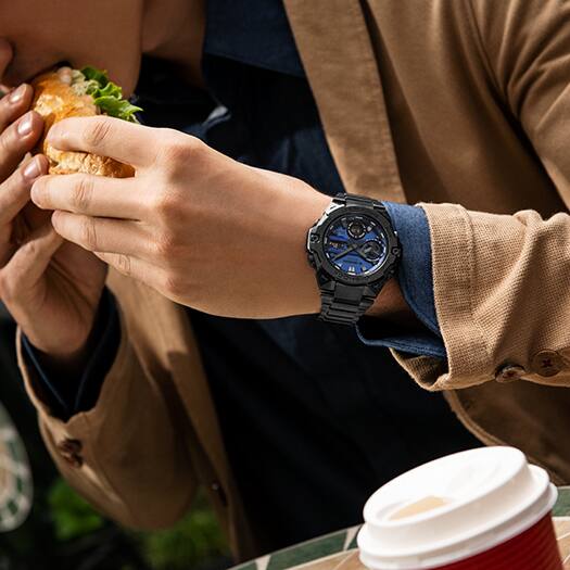 CASIO G-Shock G-Steel Digital Analogue Black Men's Watch | GST-B400BD-1A2D