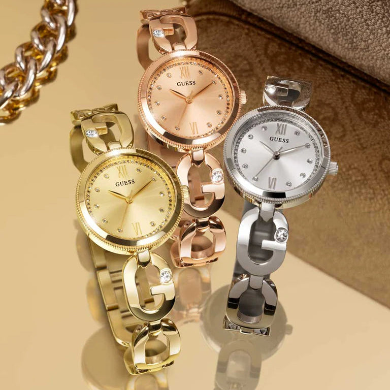 Guess Rose Gold Tone Analog Women's Watch | GW0759L3