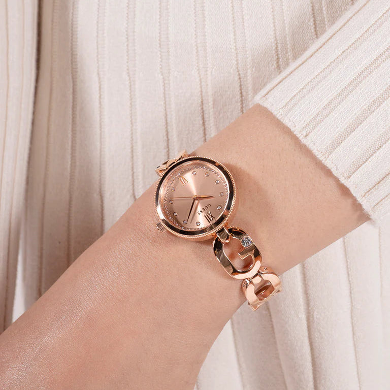 Guess Rose Gold Tone Analog Women's Watch | GW0759L3