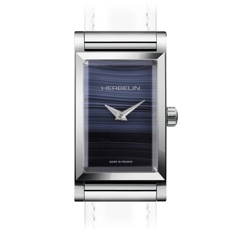HERBELIN Antares Blue Agate Dial Stainless Steel Interchangeable Women’s Watch | H17444APS05