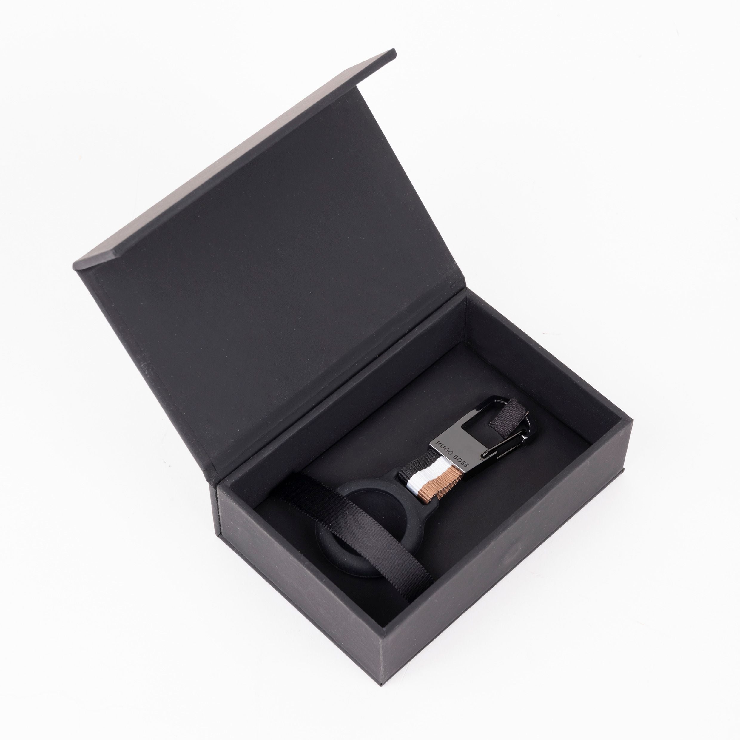 HUGO BOSS HAA363D-Key ring with AirTag holder Iconic