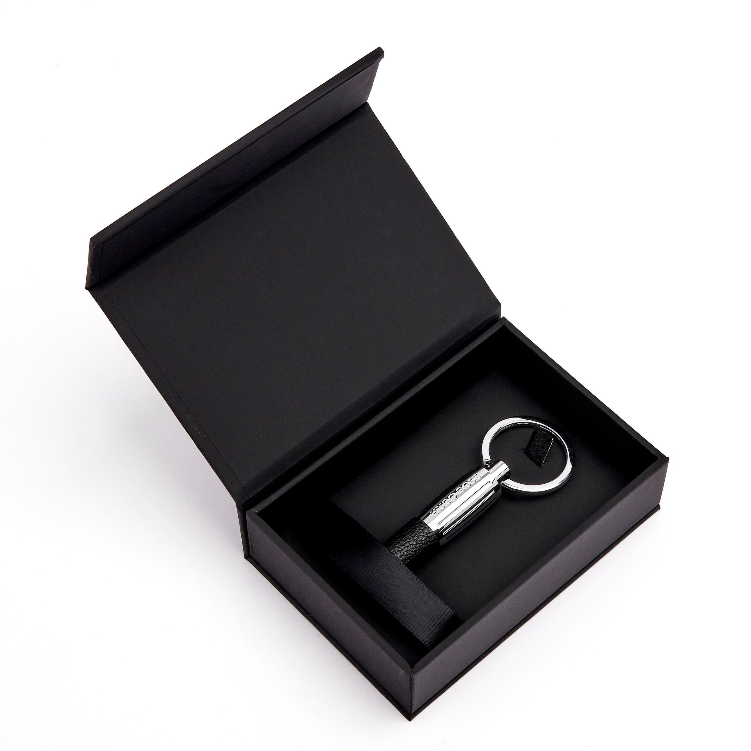 HUGO BOSS HAK410A-Key ring Pure Iconic Black
