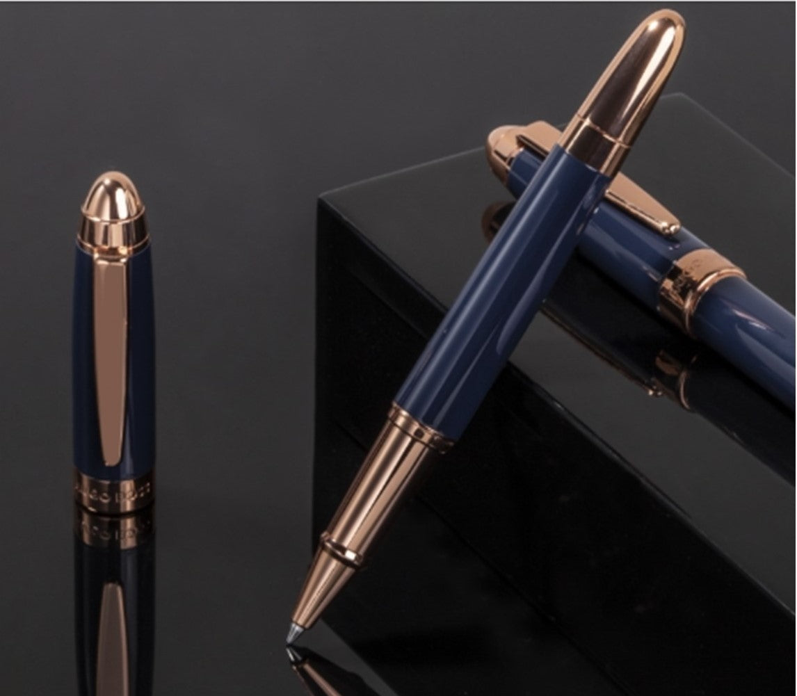 HUGO BOSS HSN0014N-Ballpoint pen Icon Blue/Rose-gold