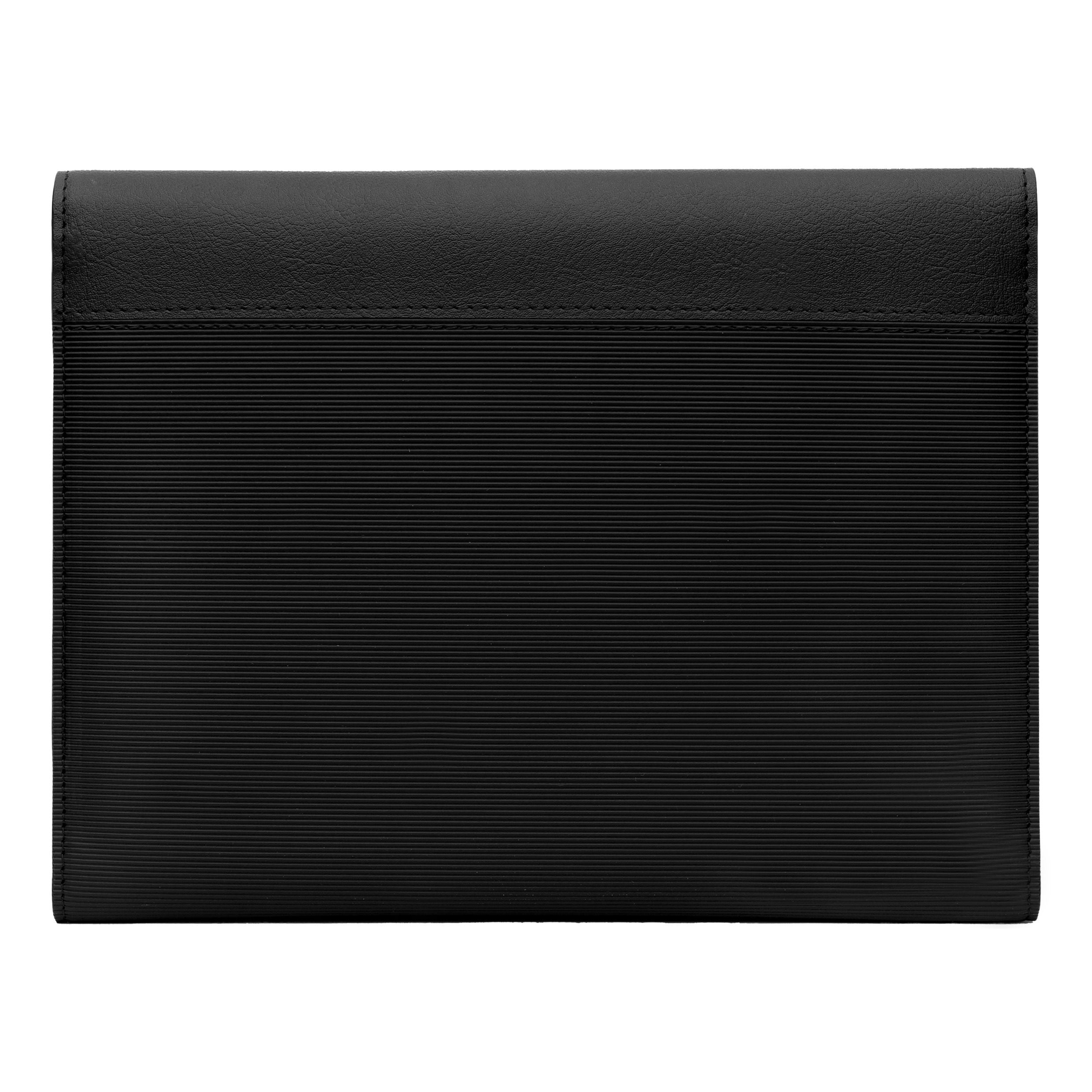 HUGO BOSS HDM210A-Folder A5 Pinstripe Black