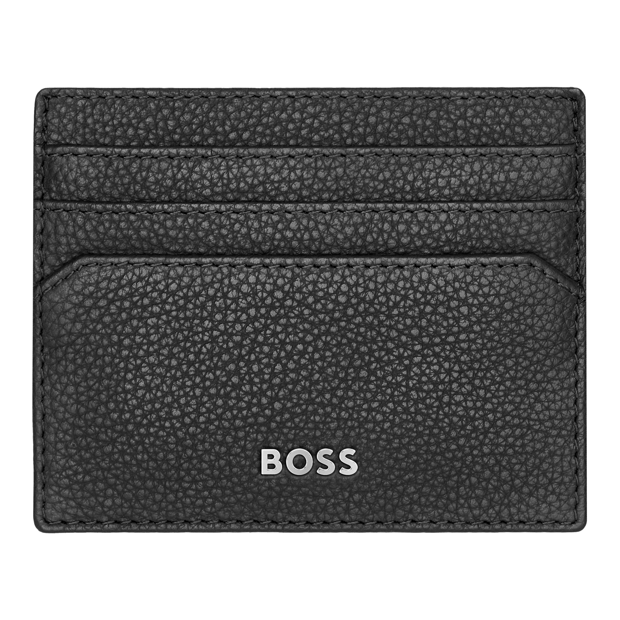 HUGO BOSS HLC416A-Card holder Classic Grained Black