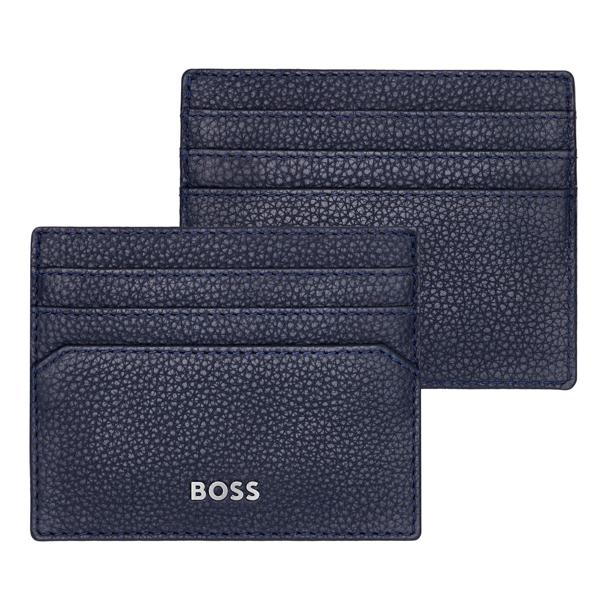 HUGO BOSS HLC416N-Card holder Classic Grained Navy