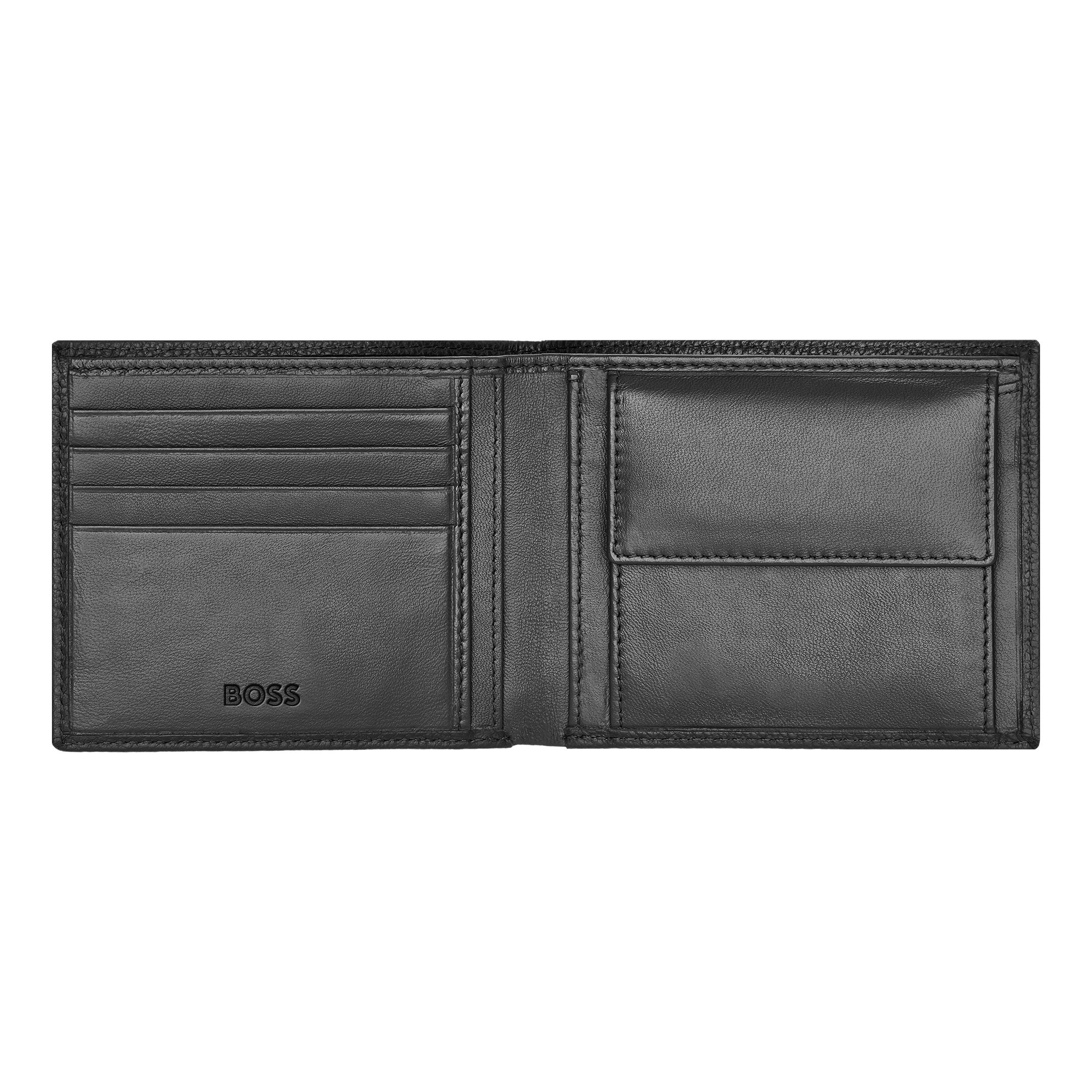 HUGO BOSS HLM416A-Money wallet Classic Grained Black