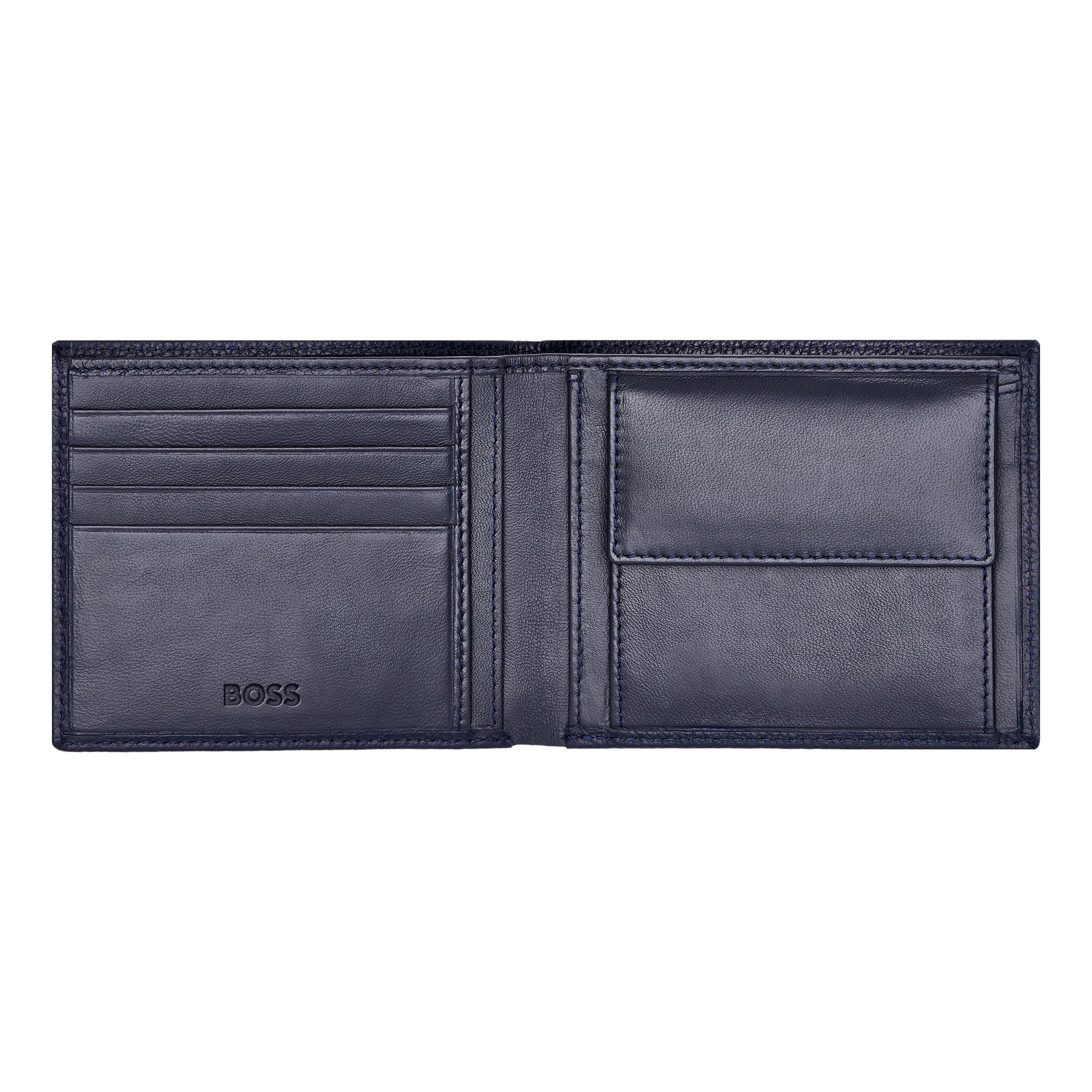 HUGO BOSS HLM416N-Money wallet Classic Grained Navy