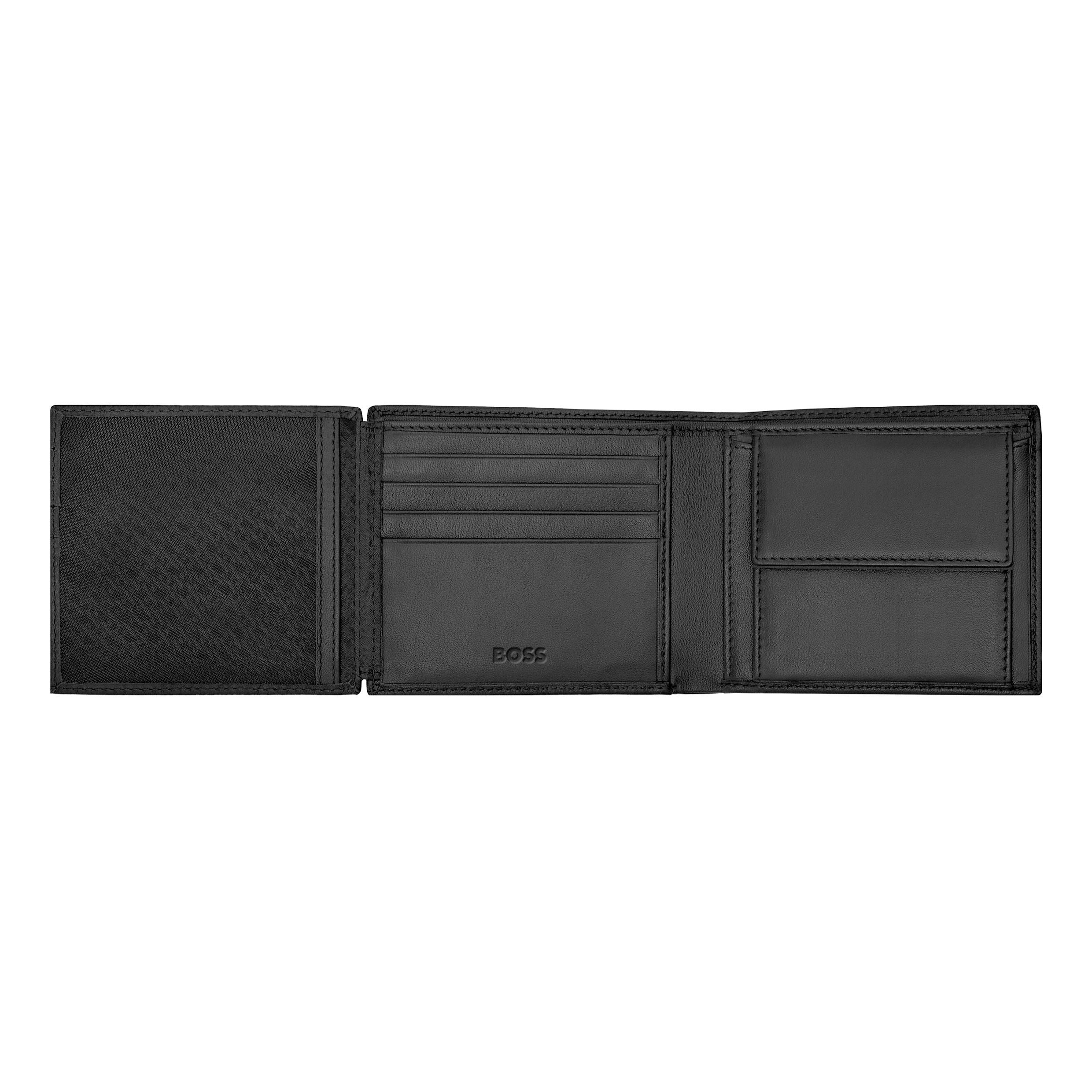 HUGO BOSS HLN416A - Money wallet with flap Classic Grained Black