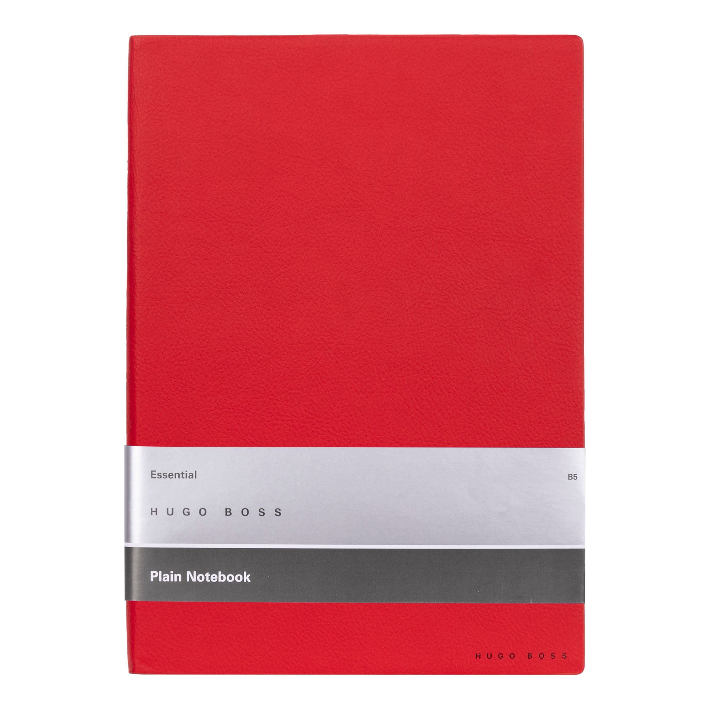 HUGO BOSS Notebook B5 Essential Storyline Red Plain | HNB121SP