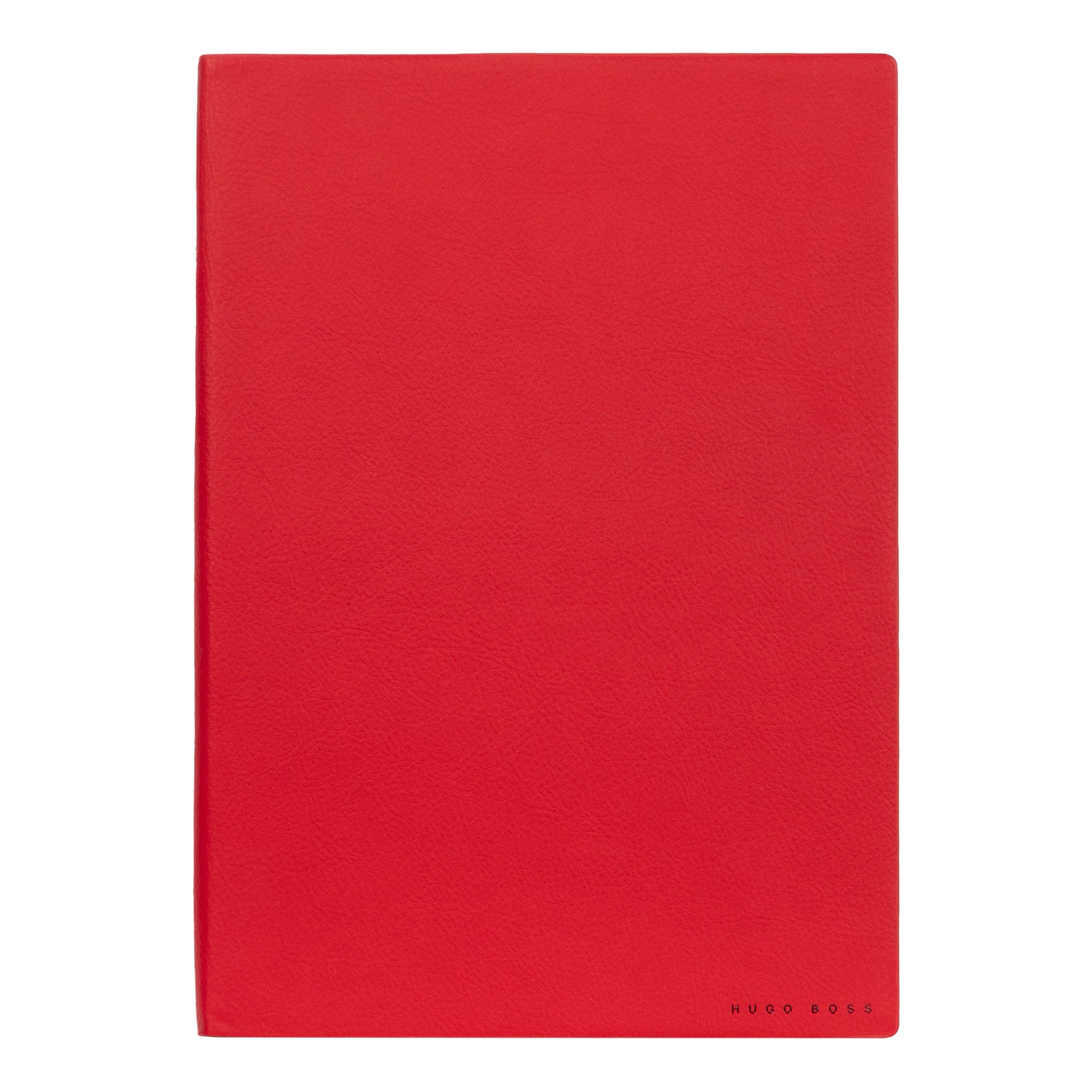 HUGO BOSS Notebook B5 Essential Storyline Red Plain | HNB121SP
