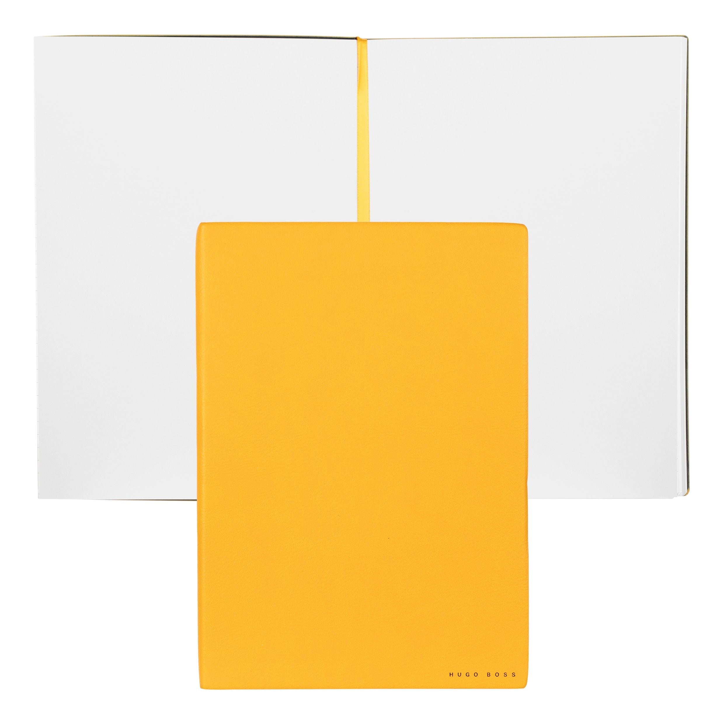 HUGO BOSS Notebook B5 Essential Storyline Yellow Plain | HNB121SP