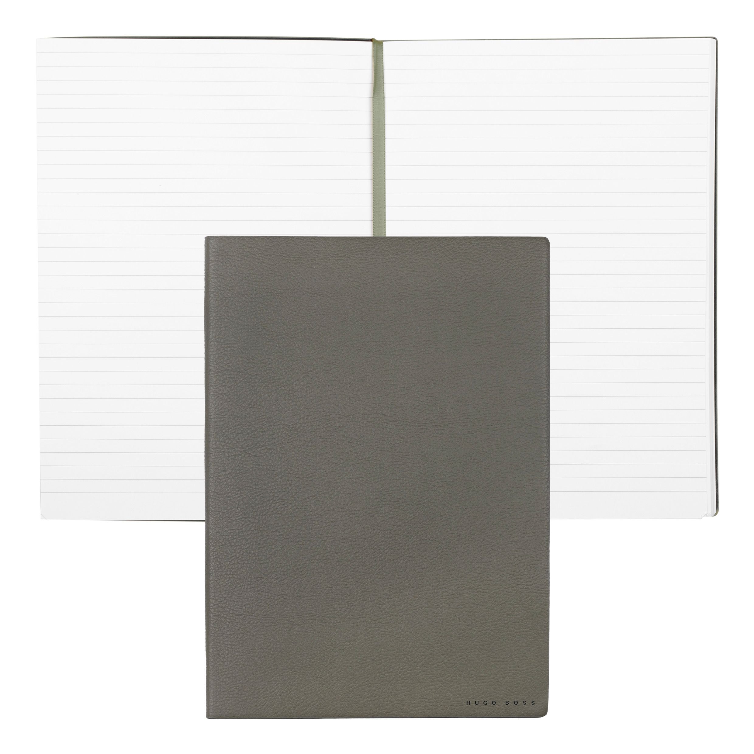 HUGO BOSS Notebook B5 Essential Storyline Khaki Lined | HNB121TL