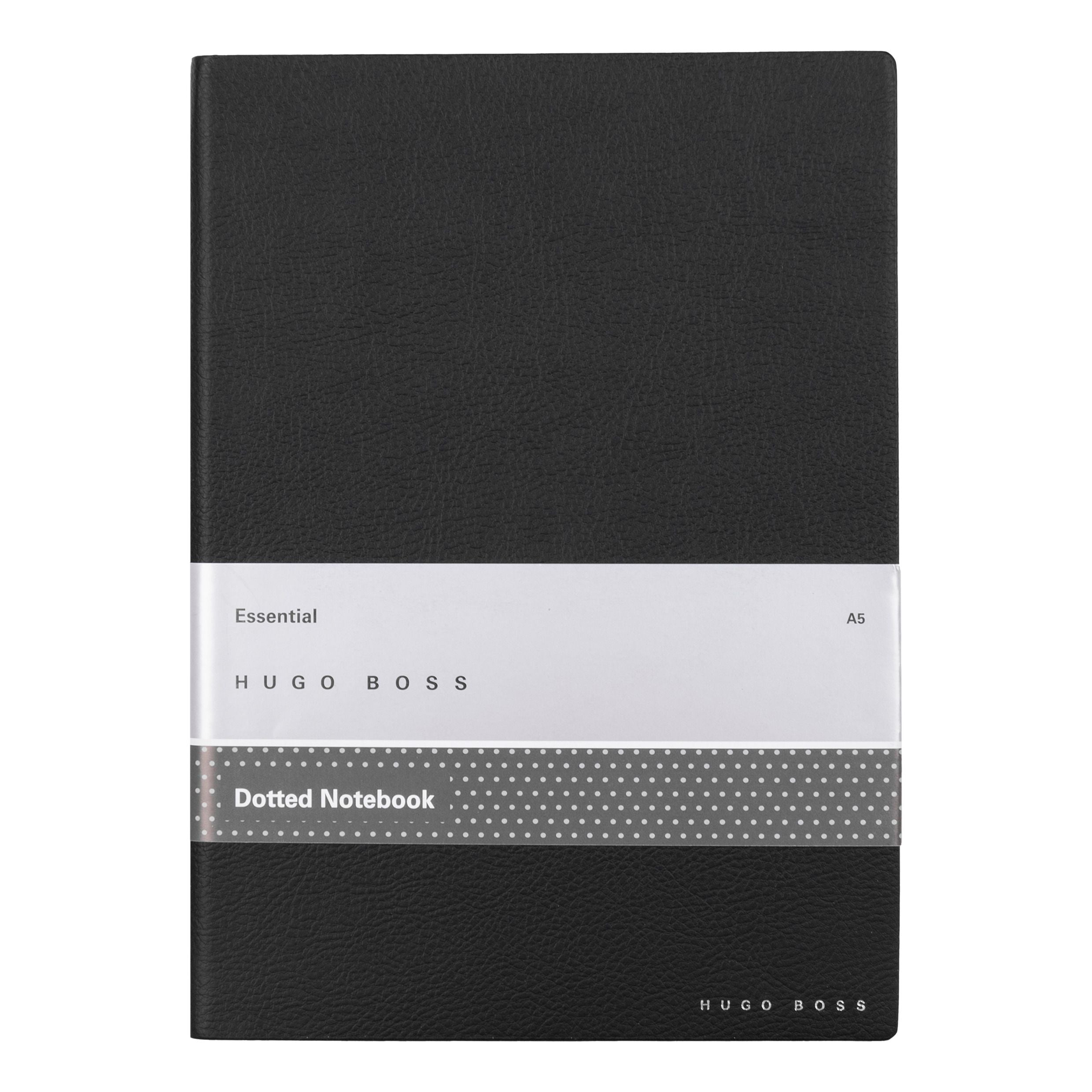 HUGO BOSS Notebook A5 Essential Storyline Black Dots | HNH121AD