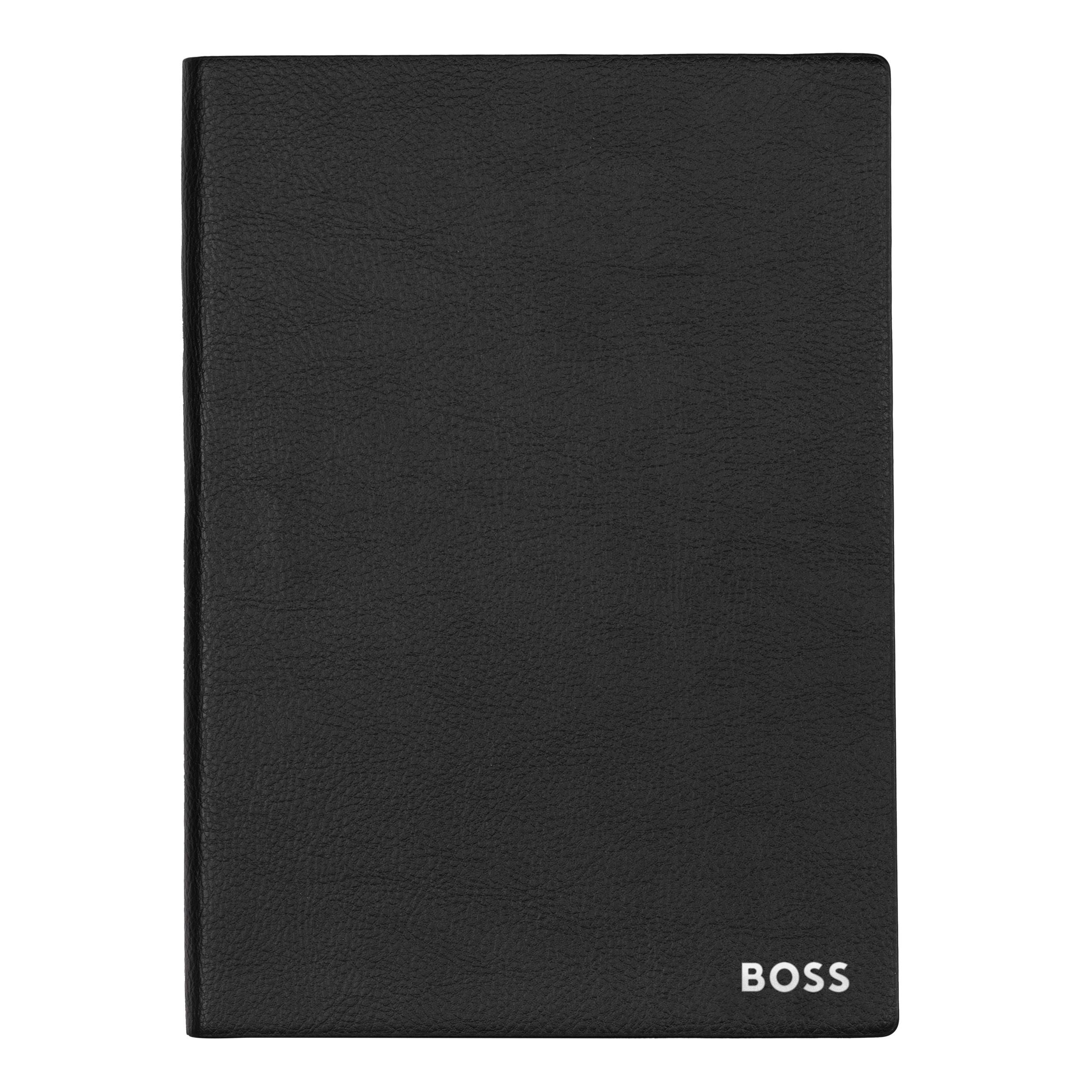 HUGO BOSS Notebook A5 Essential Storyline Black Plain | HNH121AP