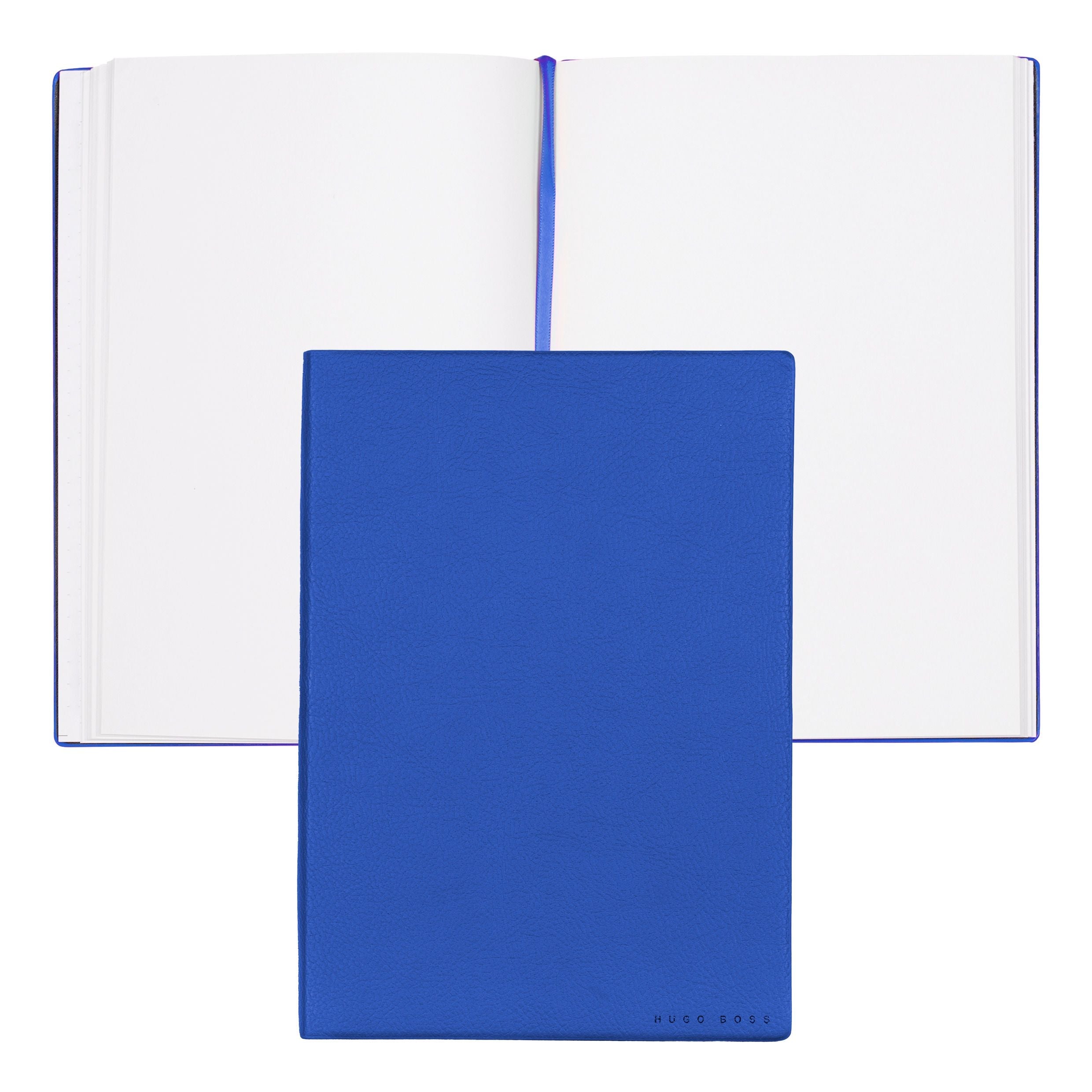 HUGO BOSS Essential Blue Plain A5 Notebook | HNH121LP