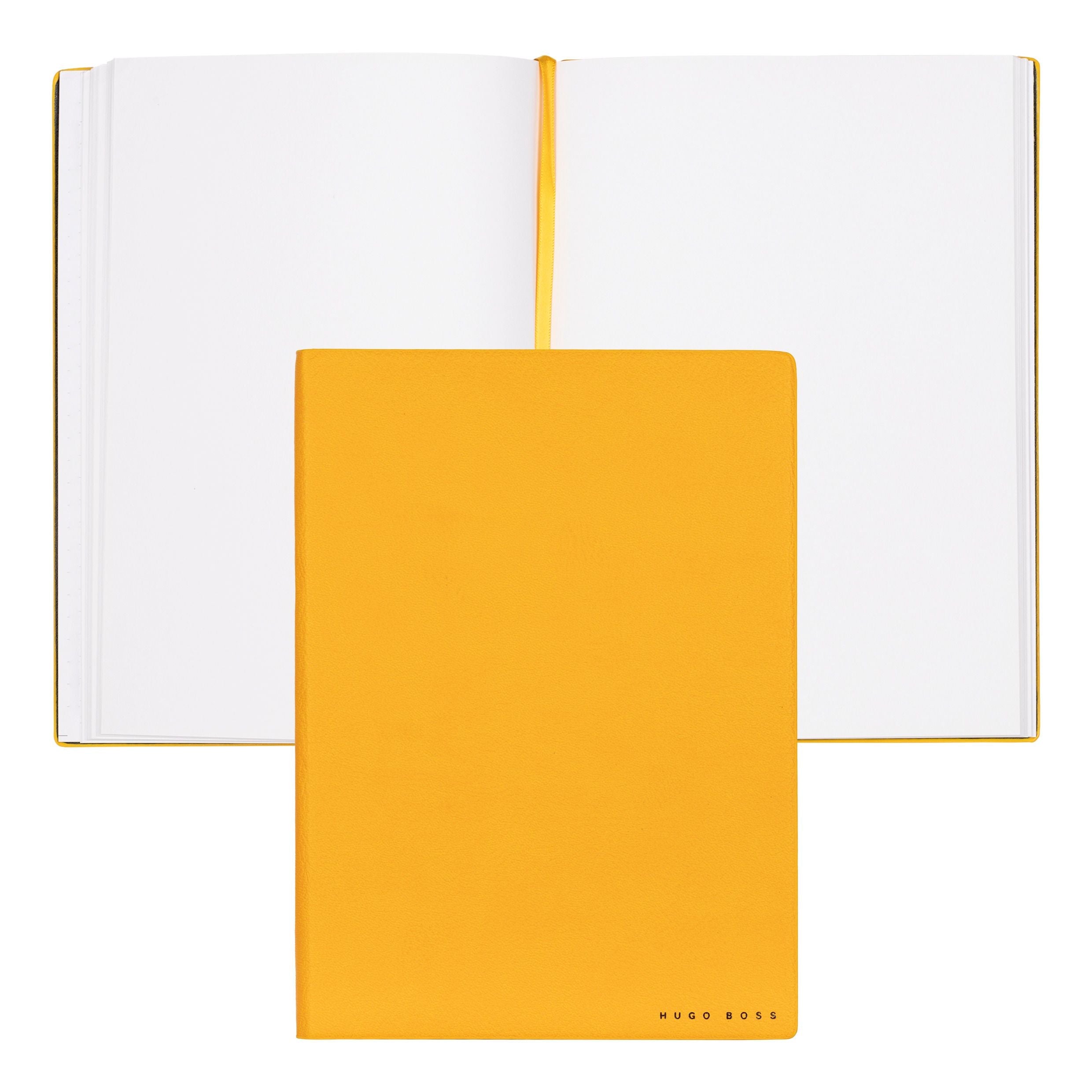 HUGO BOSS Notebook A5 Essential Storyline Yellow Plain | HNH121SP