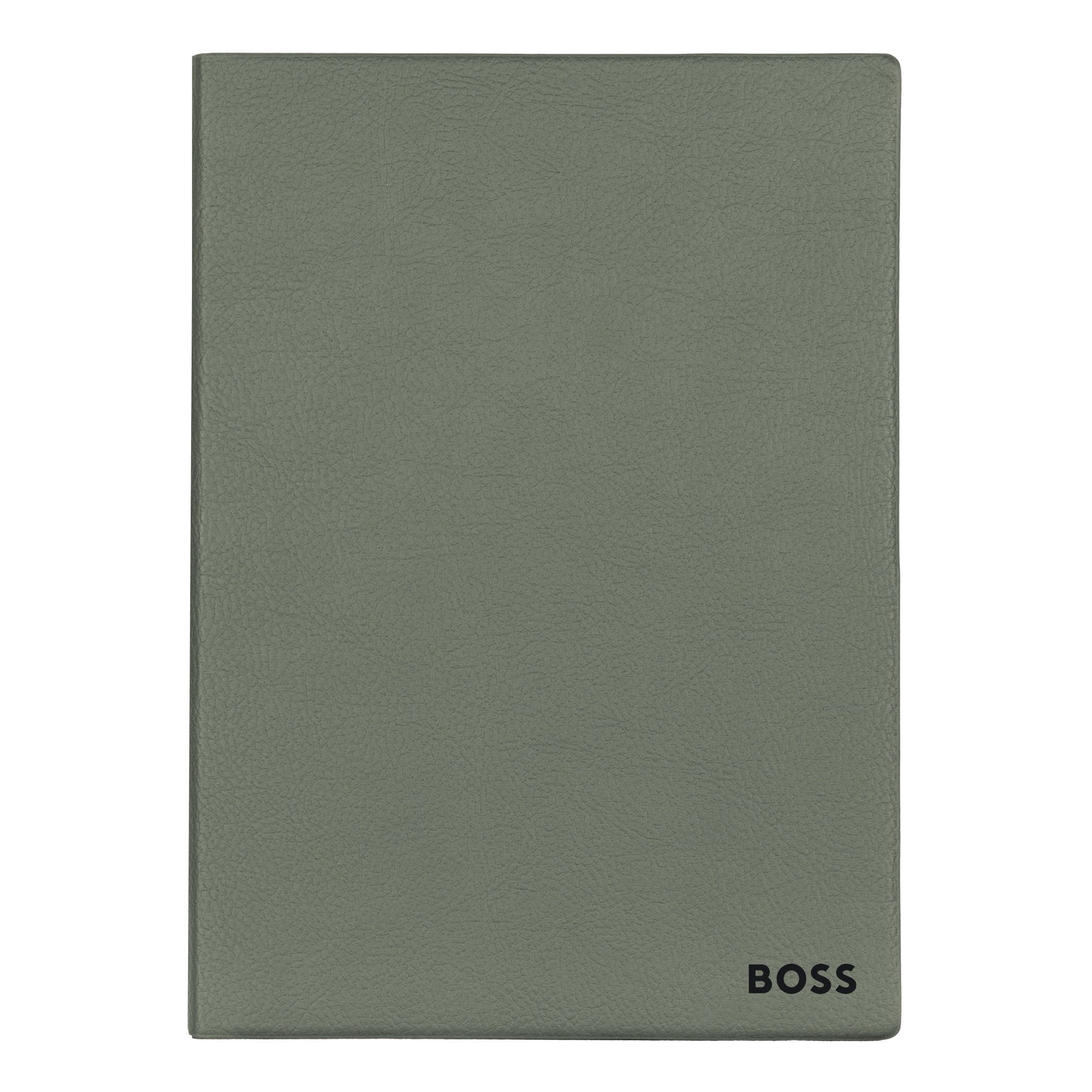 HUGO BOSS Notebook A5 Essential Storyline Khaki Lined | HNH121TL